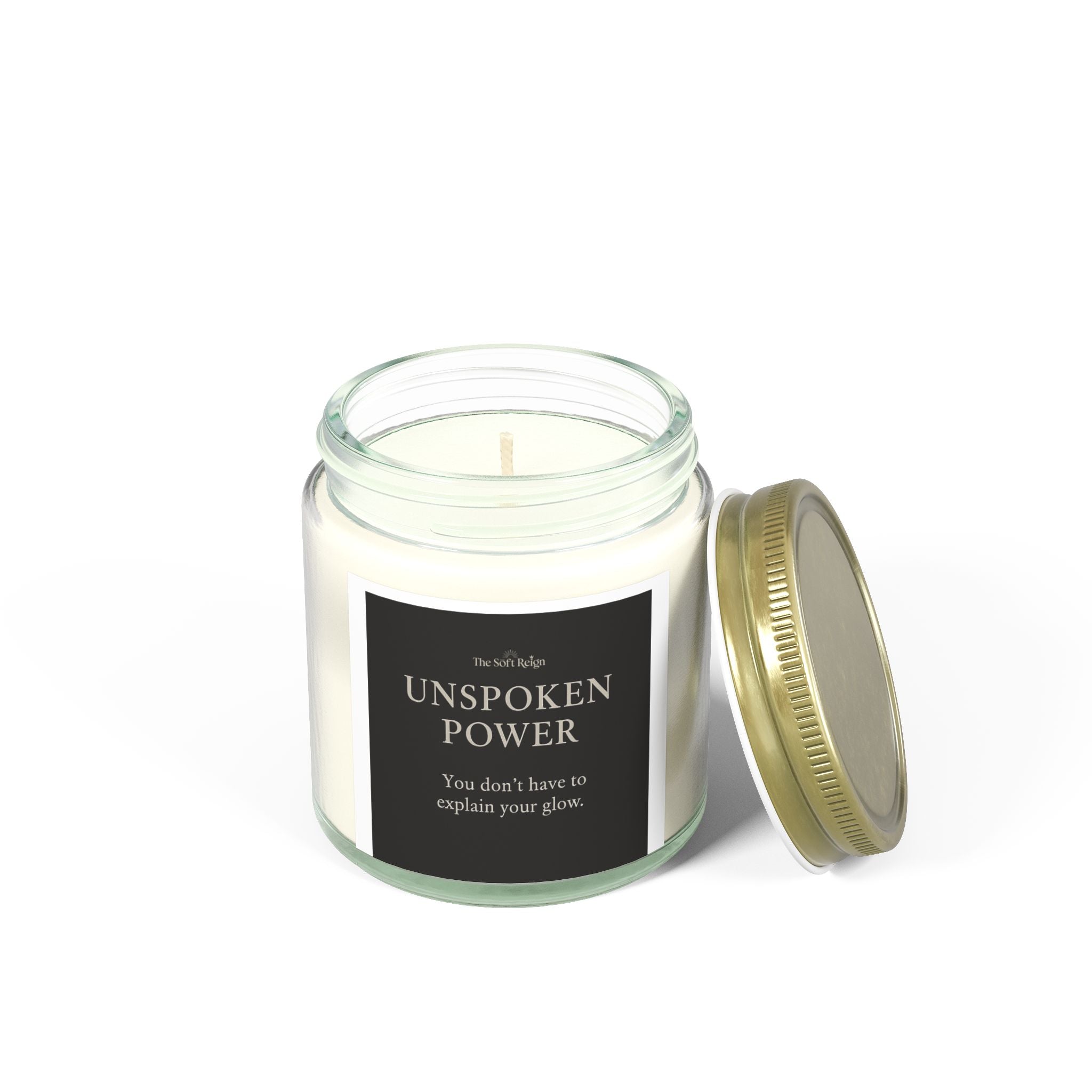 Unspoken Power Unscented Candle for Black Women | The Soft Reign

