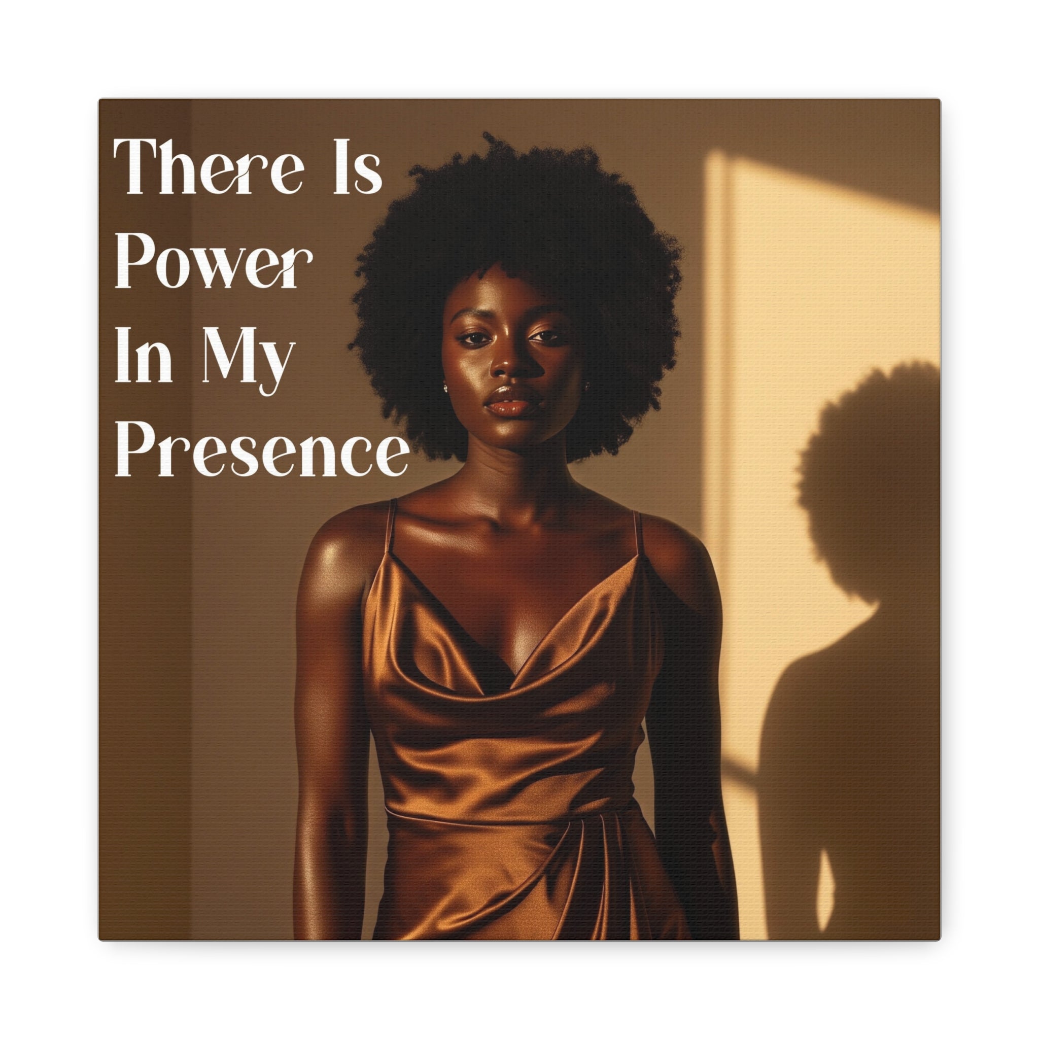 There Is Power In My Presence Wall Art for Black Women | The Soft Reig…

