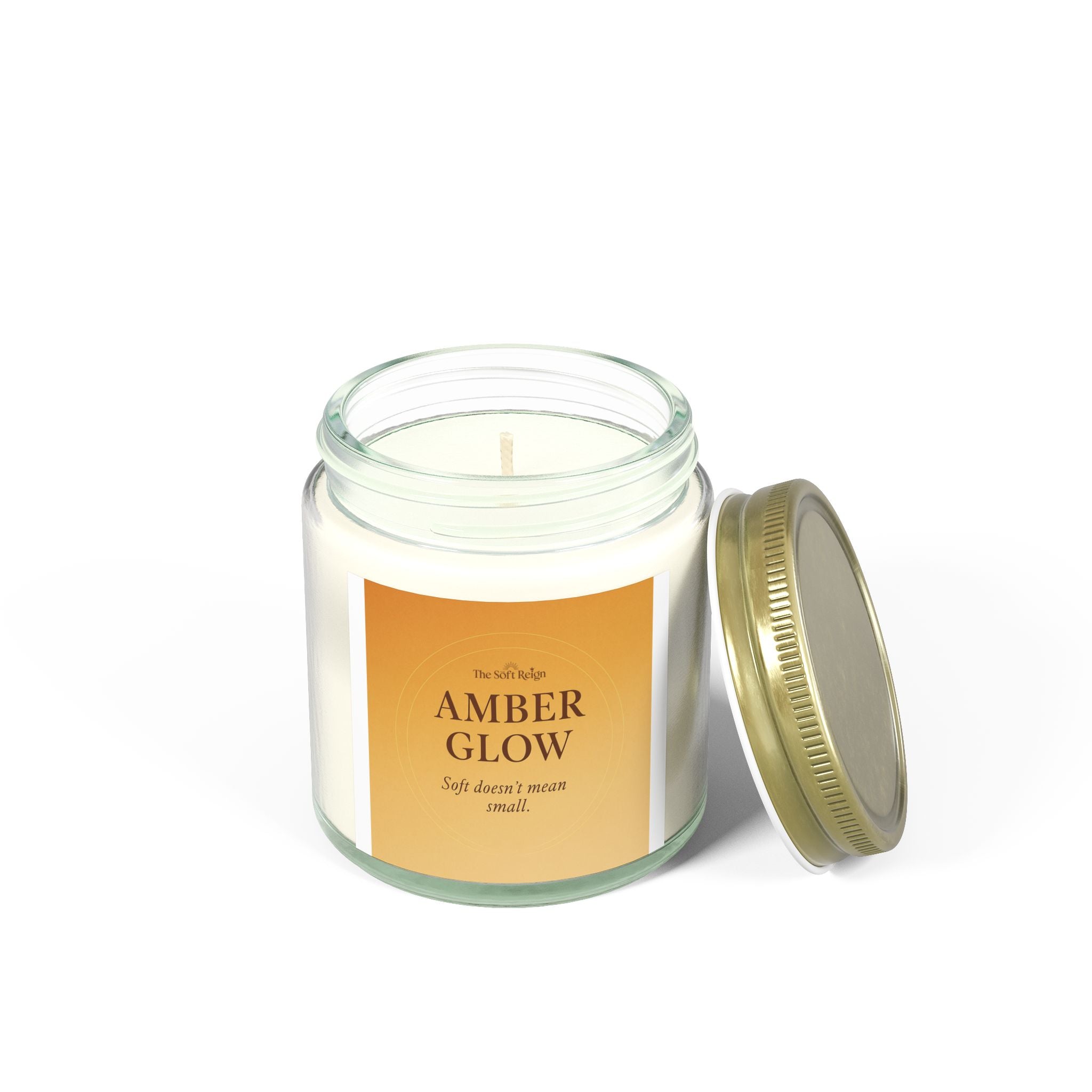 Amber Glow Cinnamon Chai Candle for Black Women | The Soft Reign

