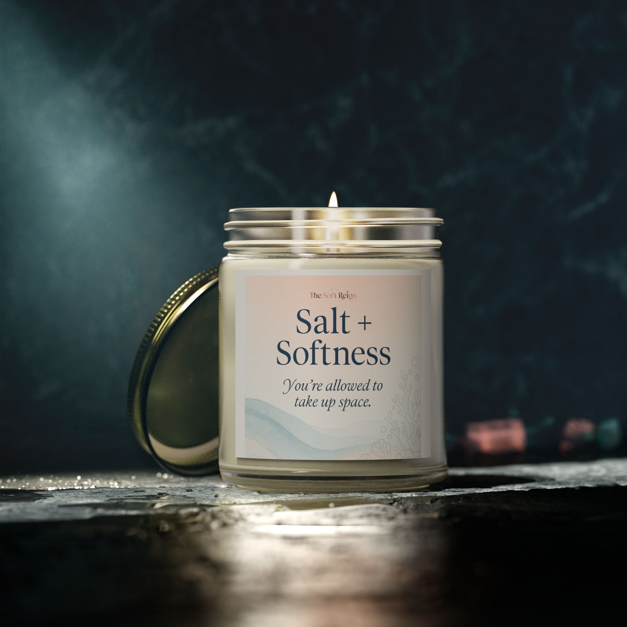 Salt + Softness Candle – Sea Salt & Orchid
