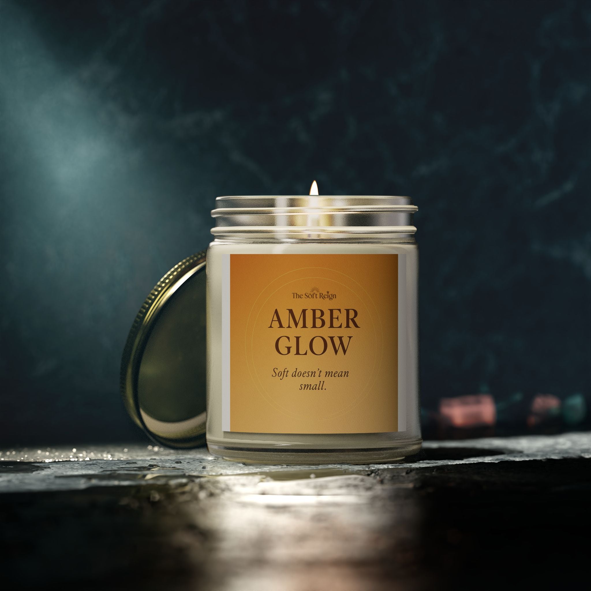 Amber Glow Candle – Cinnamon Chai