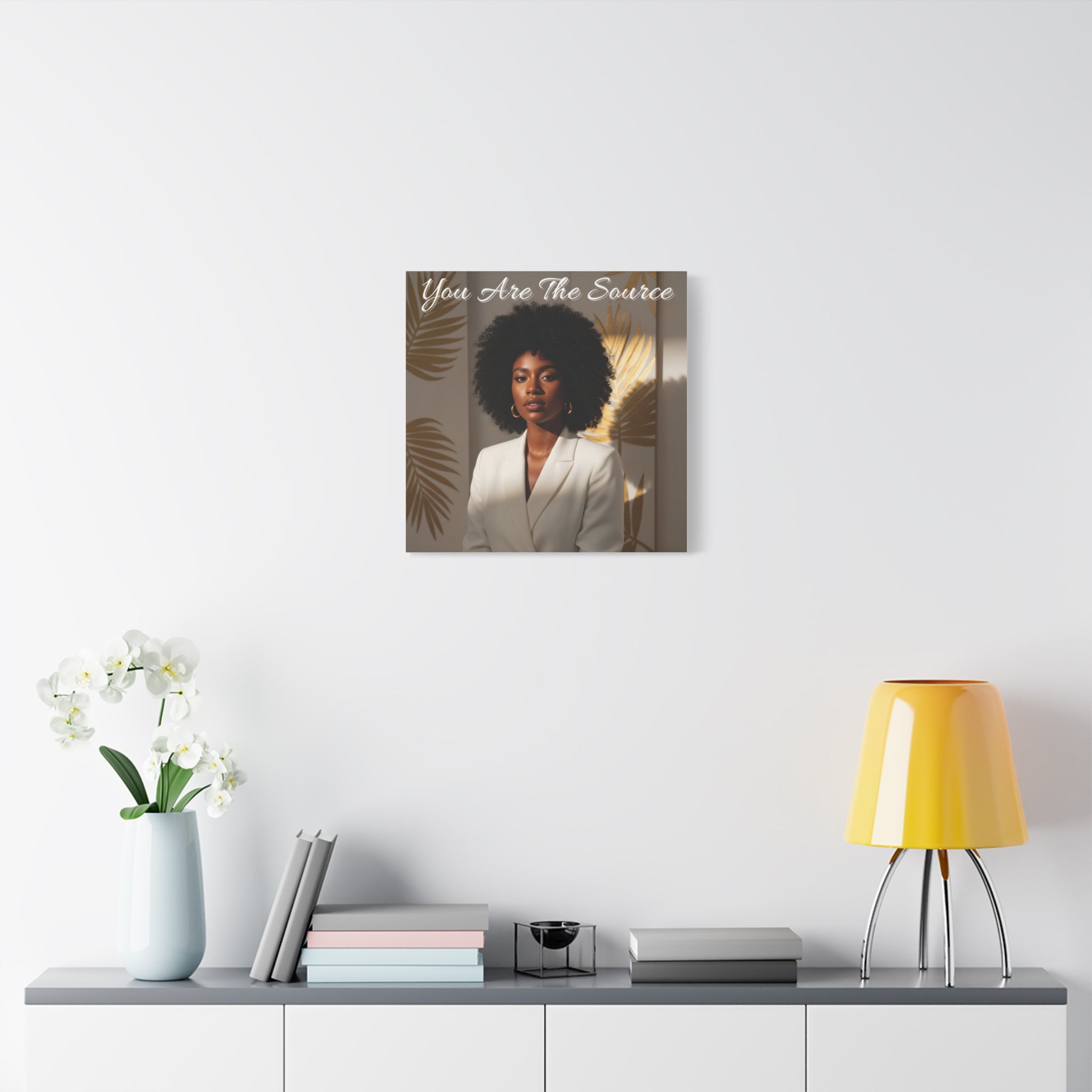 You Are the Source Wall Art for Black Women | The Soft Reign

