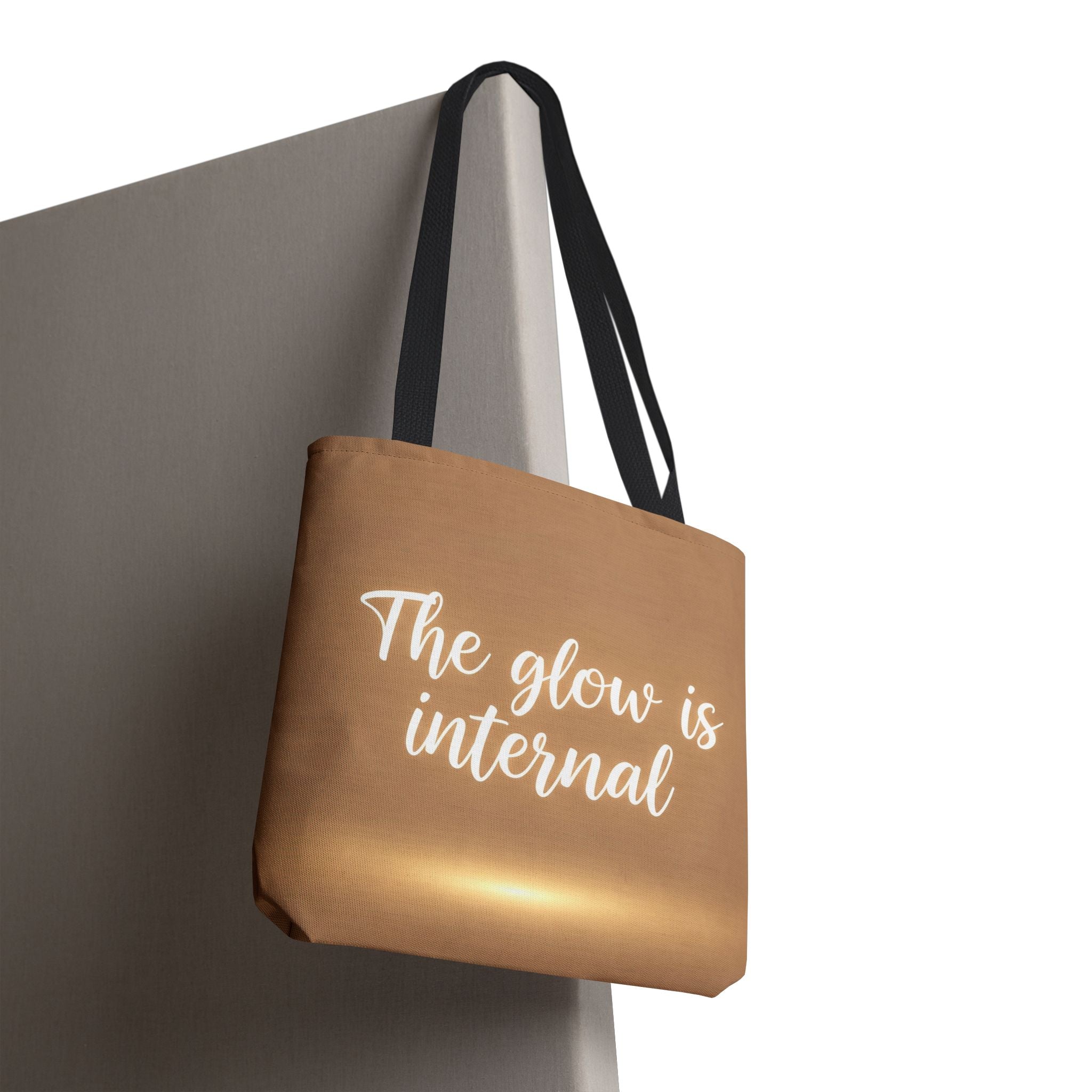 The Glow Is Internal Tote Bag for Black Women | The Soft Reign