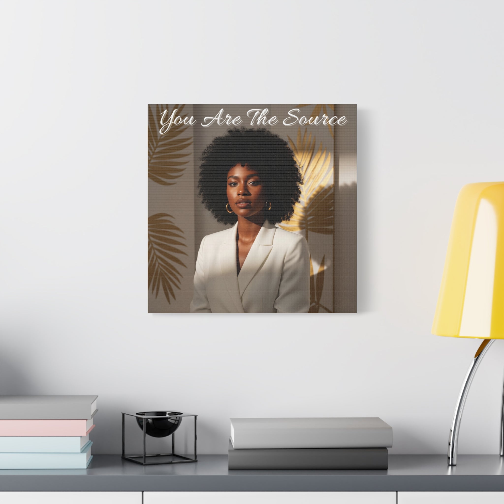 You Are the Source Wall Art for Black Women | The Soft Reign

