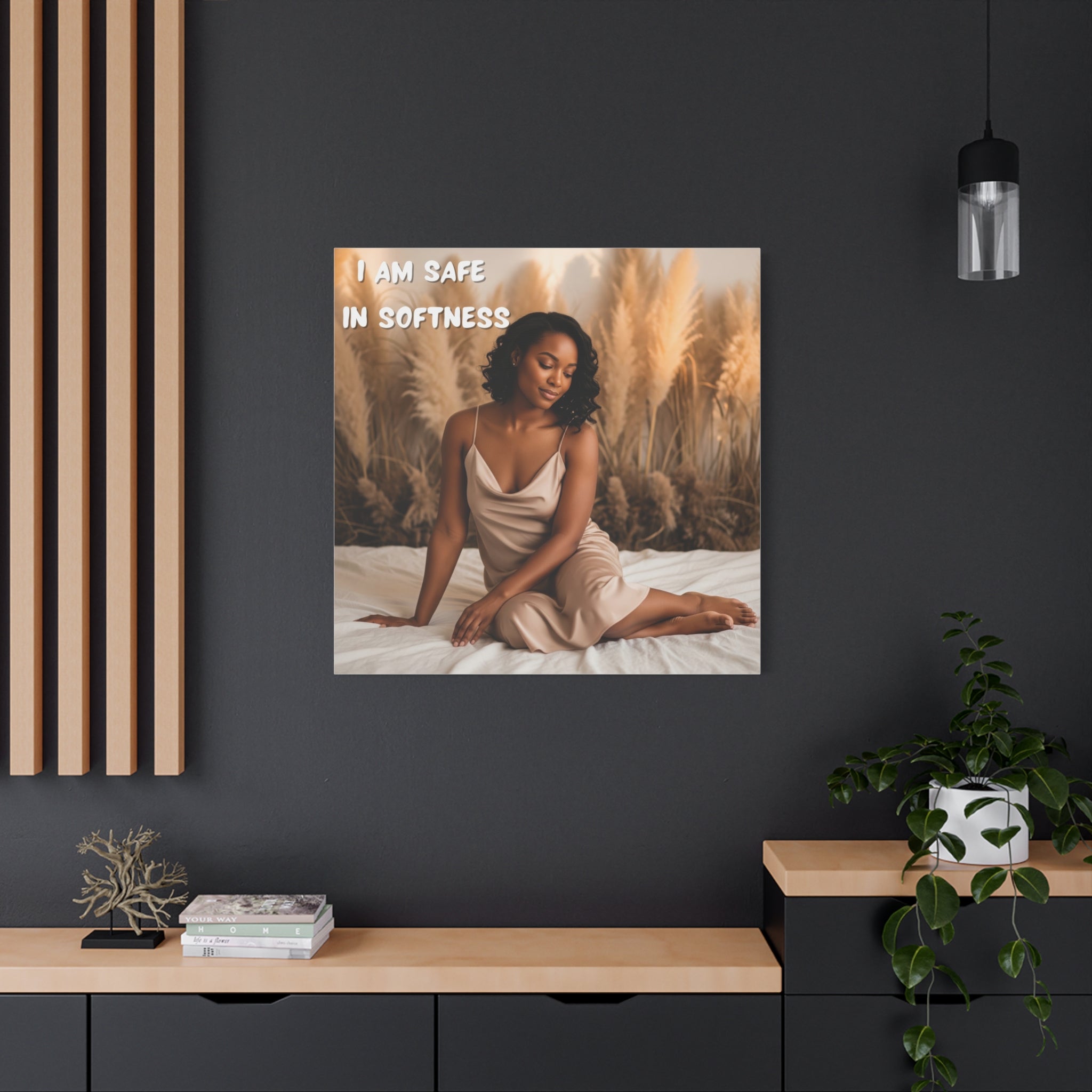 I Am Safe in Softness Wall Art