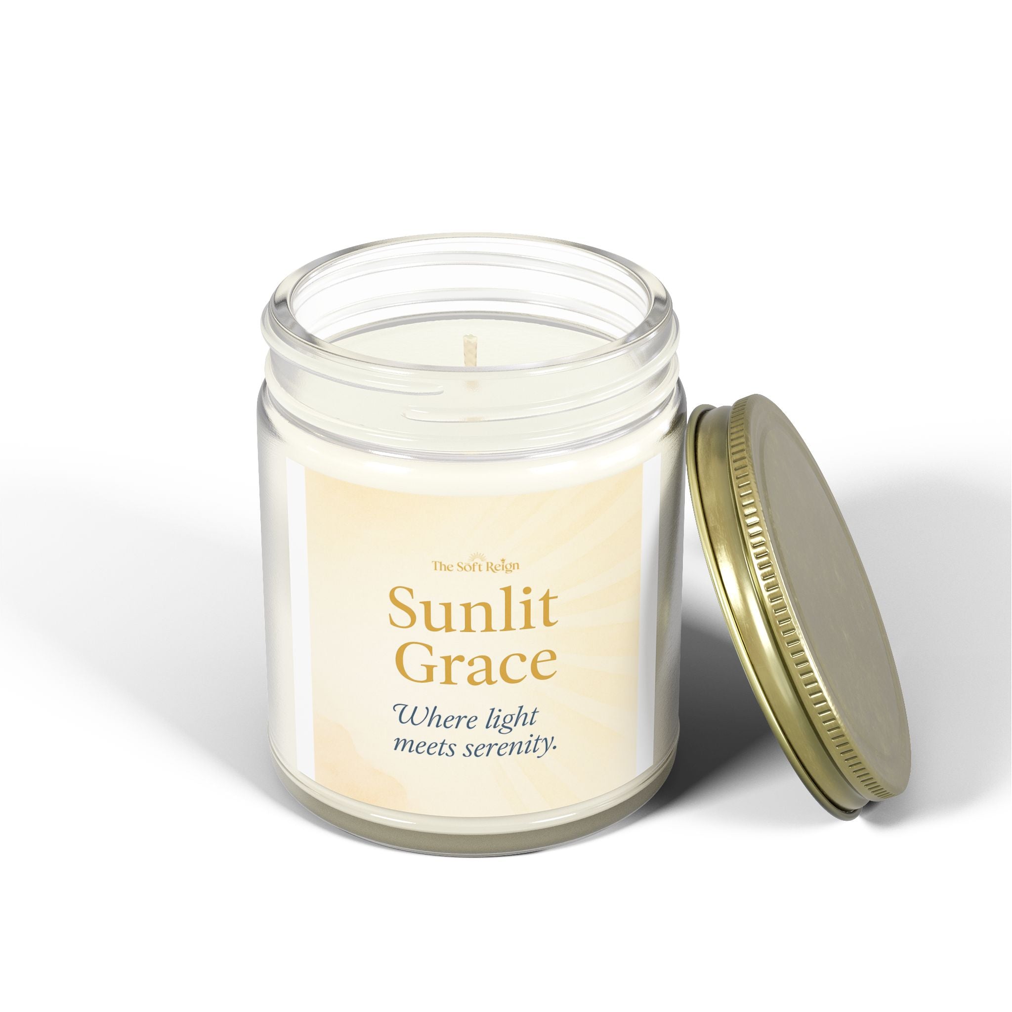 Sunlit Grace Candle – Mango Coconut