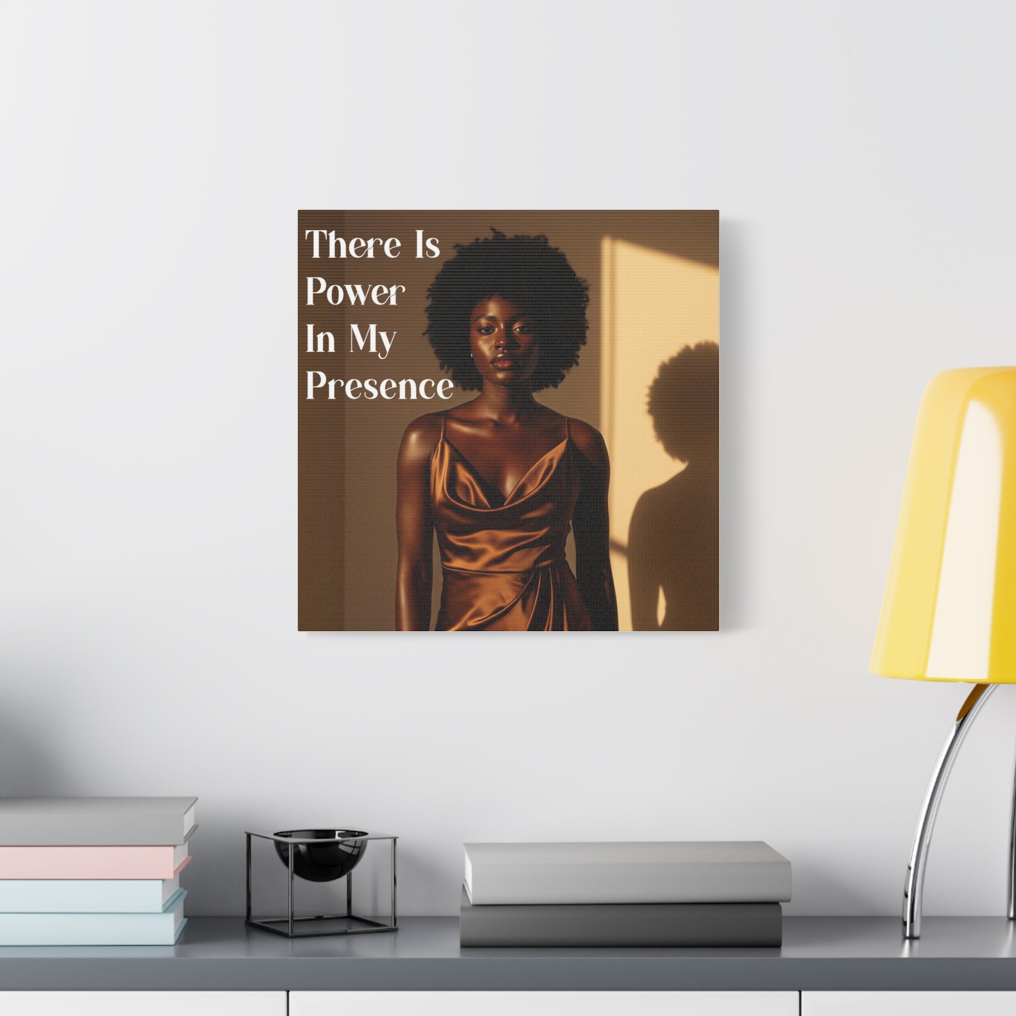 There Is Power In My Presence Wall Art for Black Women | The Soft Reig…

