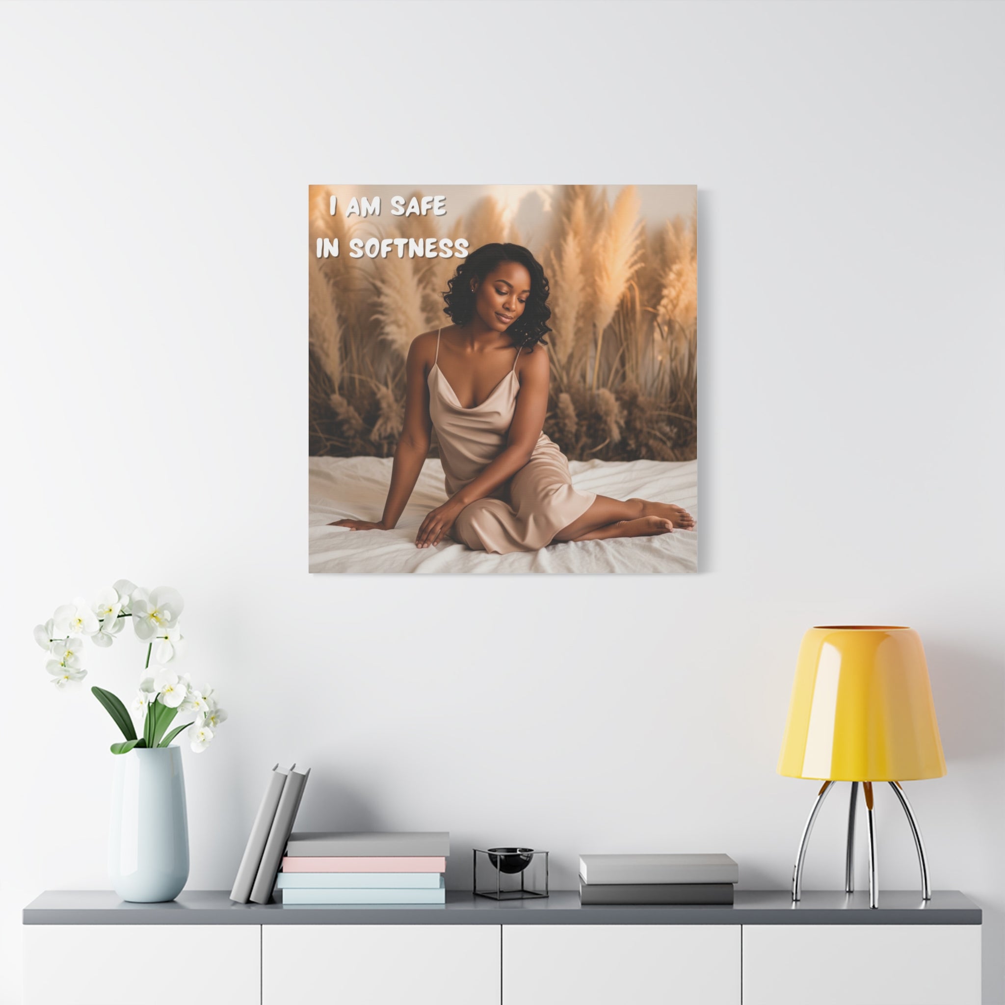 I Am Safe in Softness Wall Art