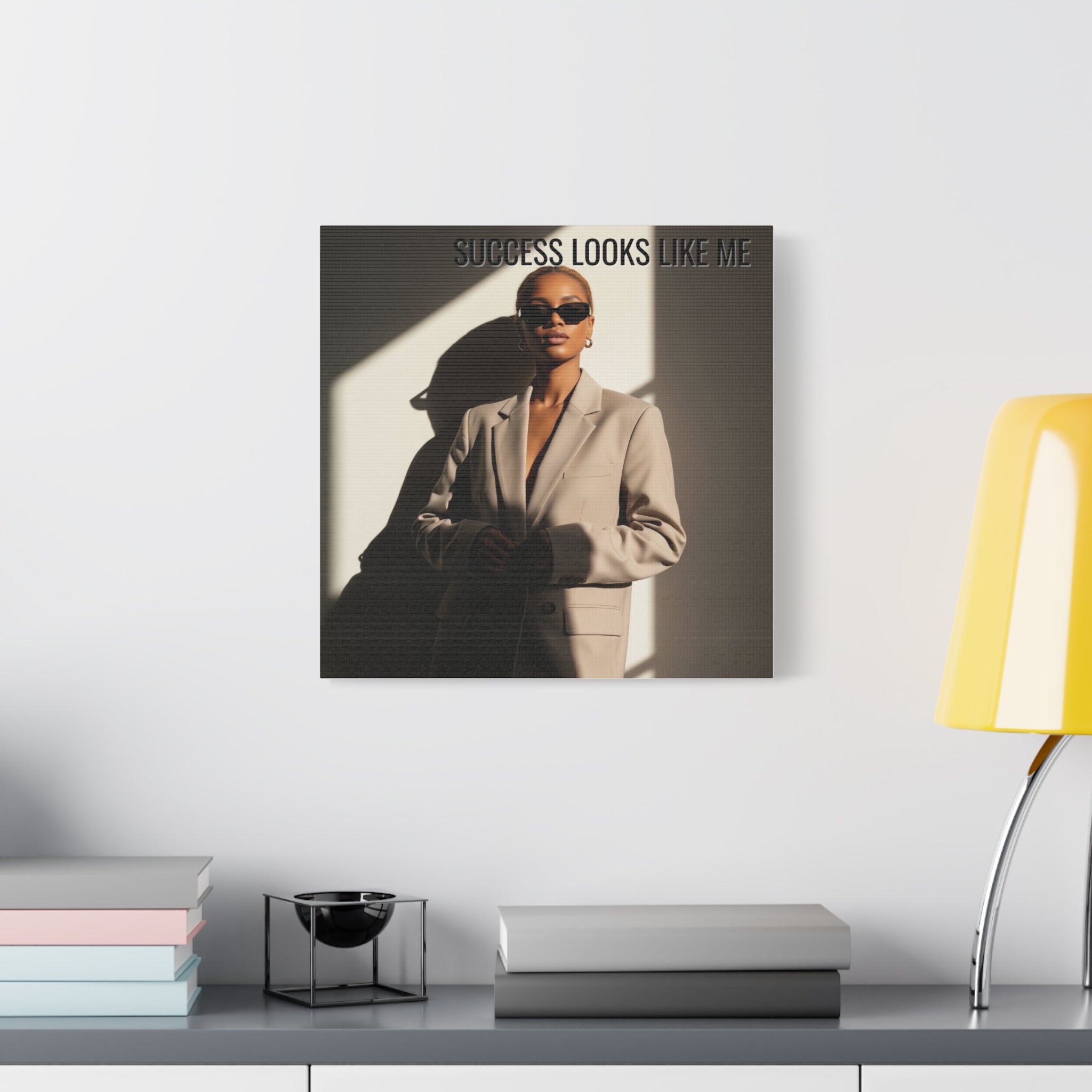 Success Looks Like Me Wall Art for Black Women | The Soft Reign

