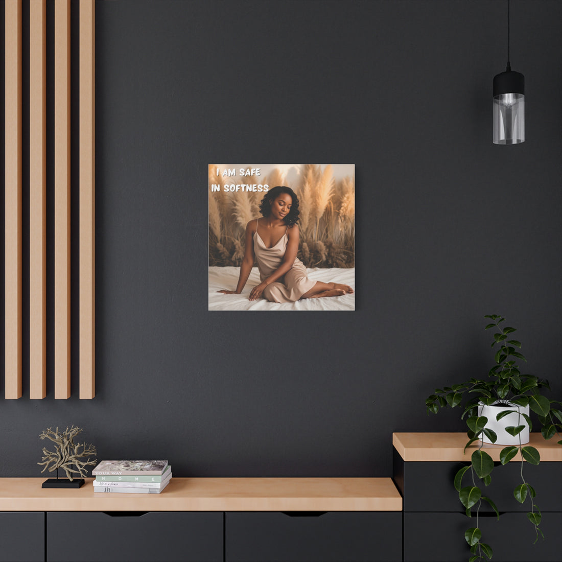 I Am Safe in Softness Wall Art