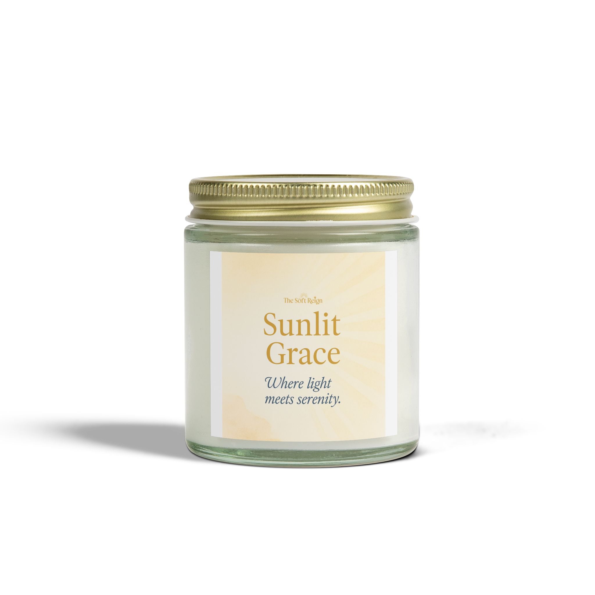 Sunlit Grace Mango Coconut Candle for Black Women | The Soft Reign

