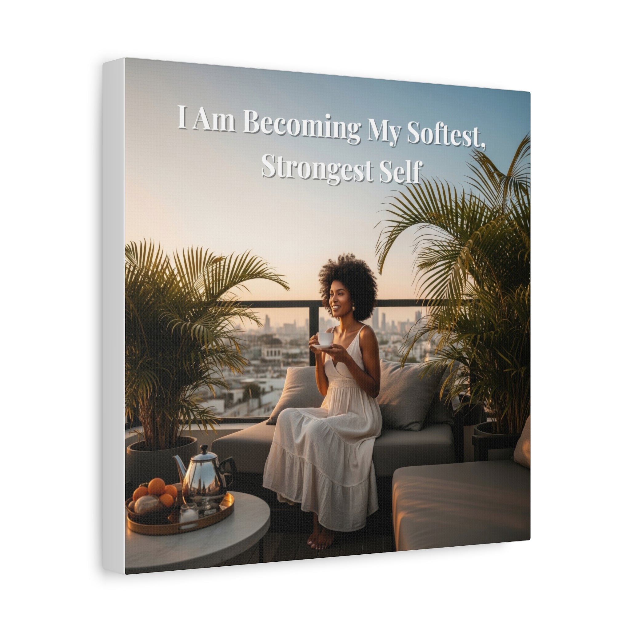 I Am Becoming My Softest, Strongest Self Wall Art