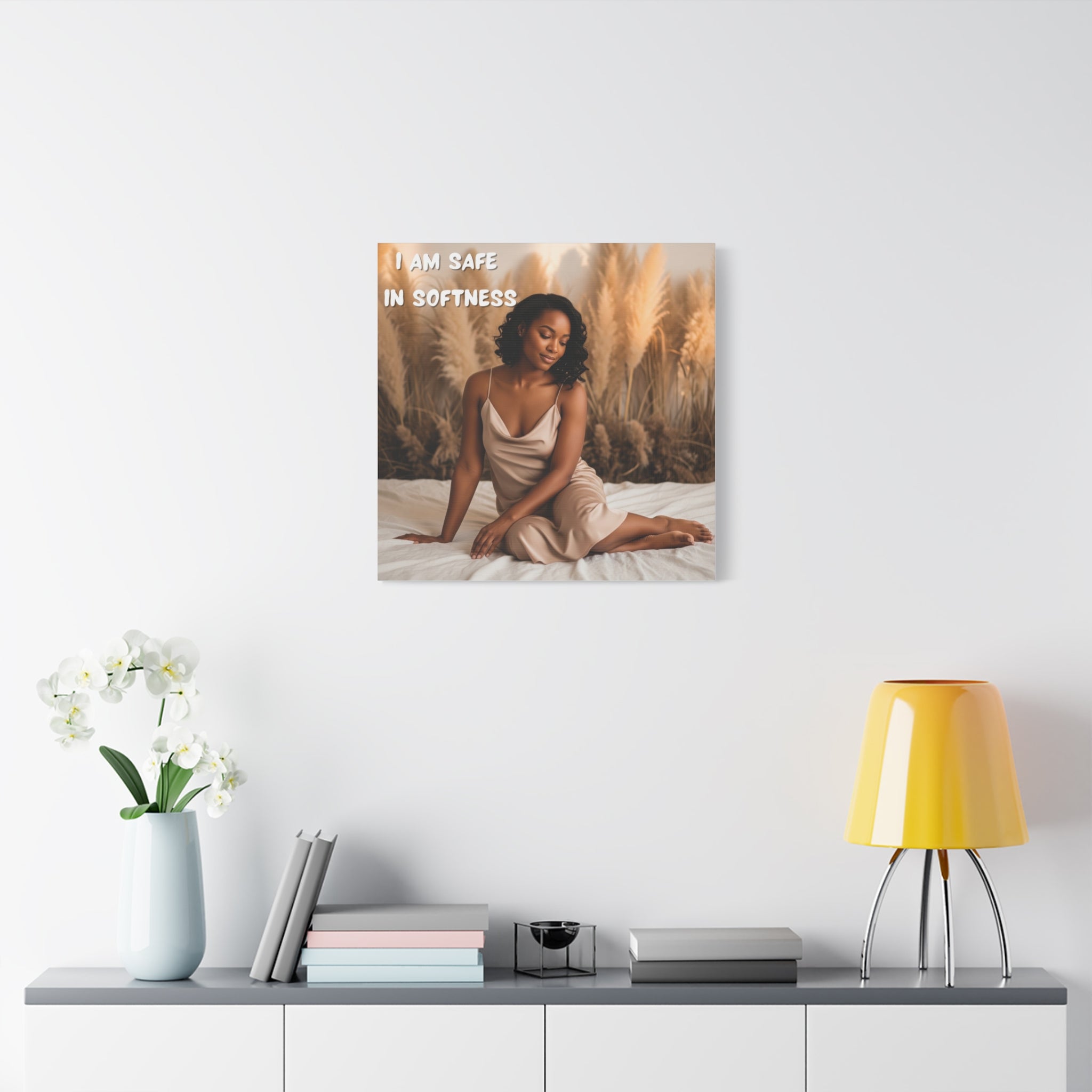 I Am Safe in Softness Wall Art