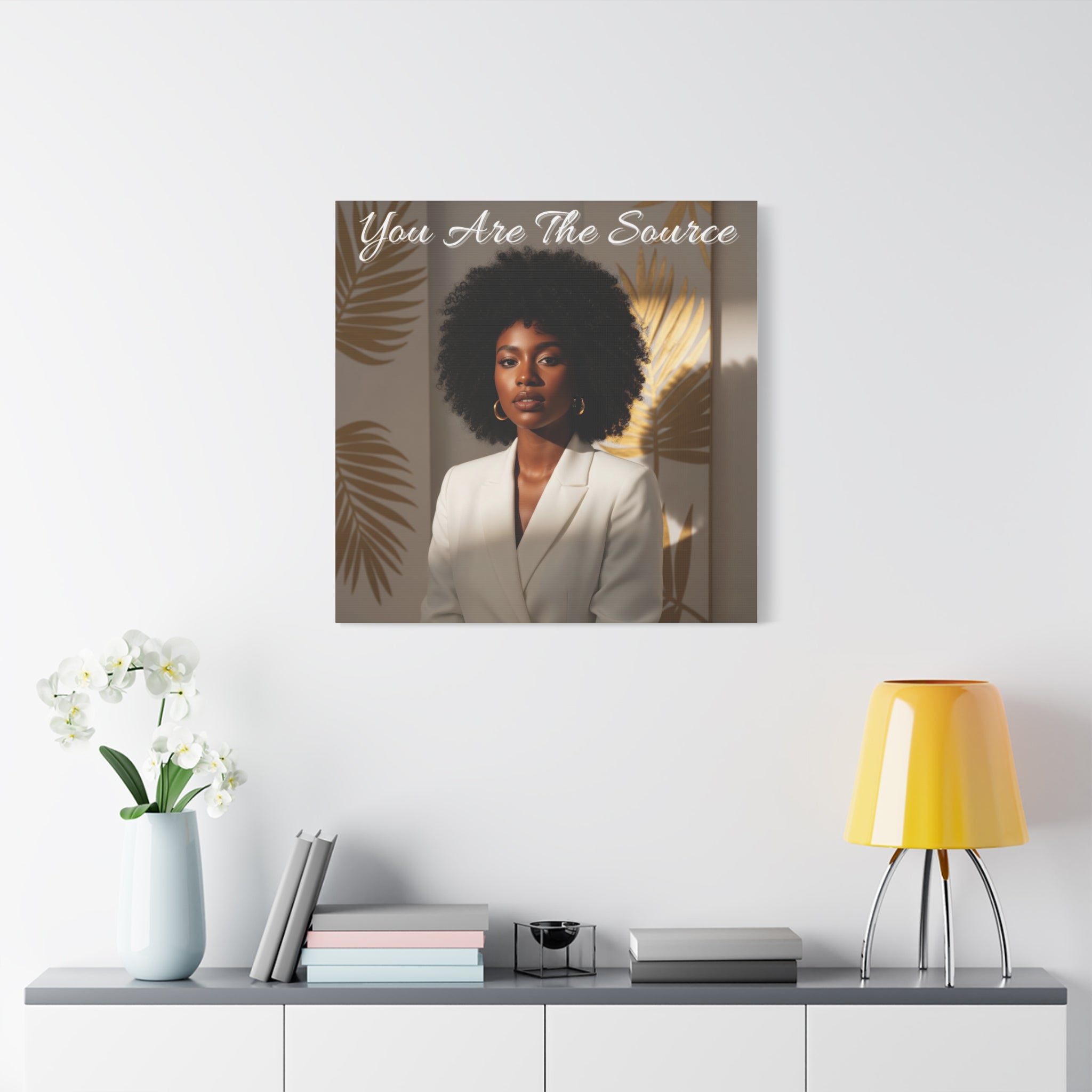 You Are the Source Wall Art for Black Women | The Soft Reign


