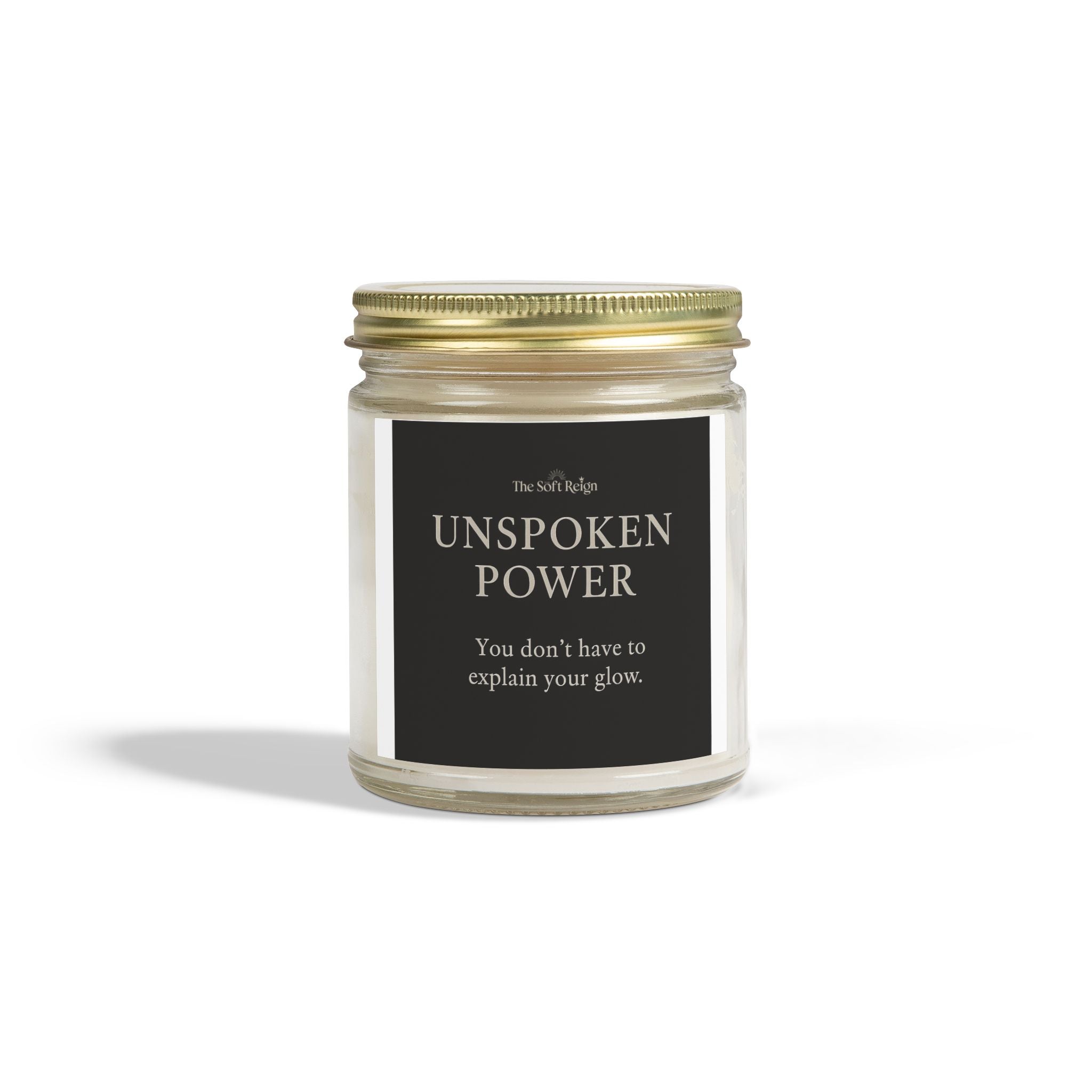 Unspoken Power Unscented Candle for Black Women | The Soft Reign

