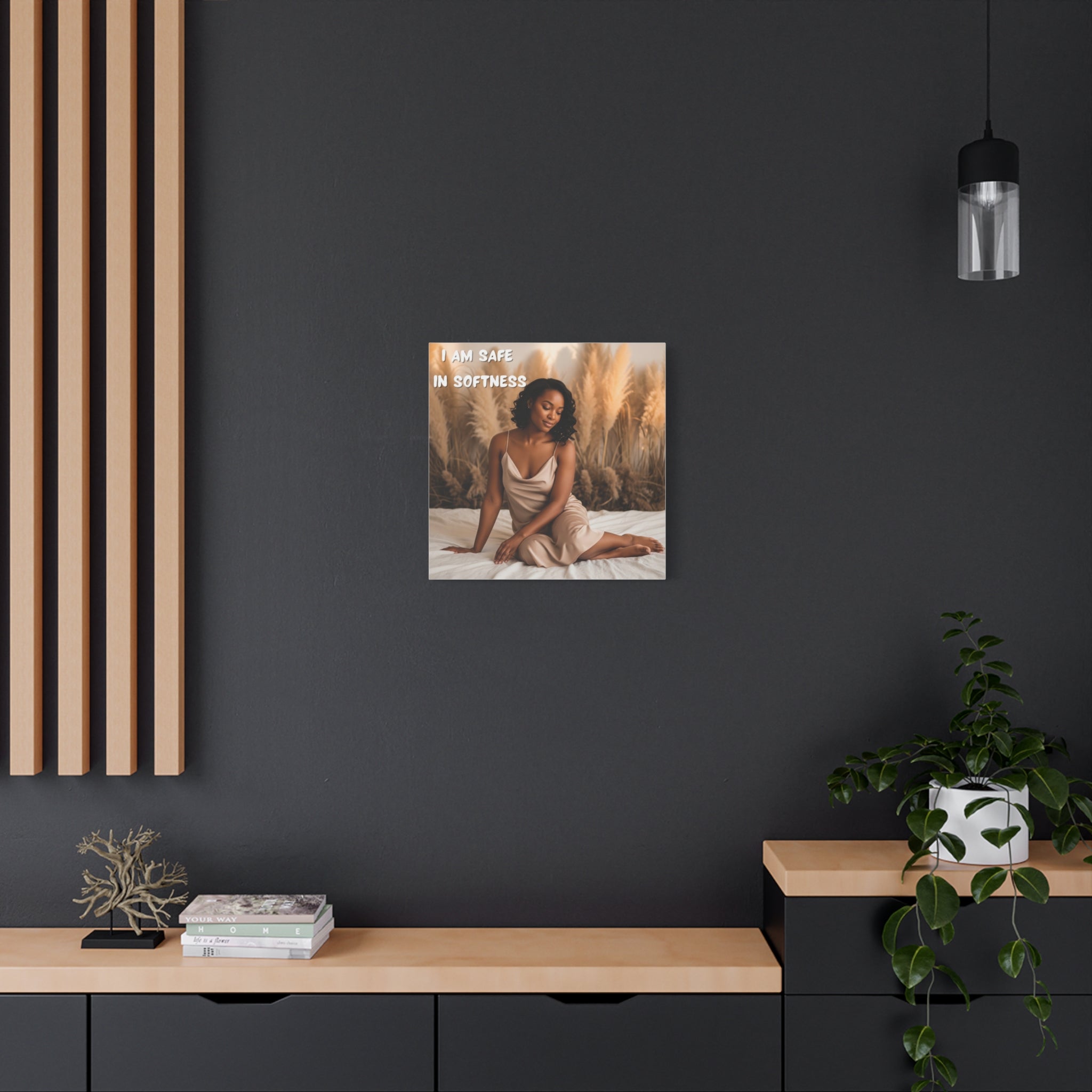 I Am Safe in Softness Wall Art