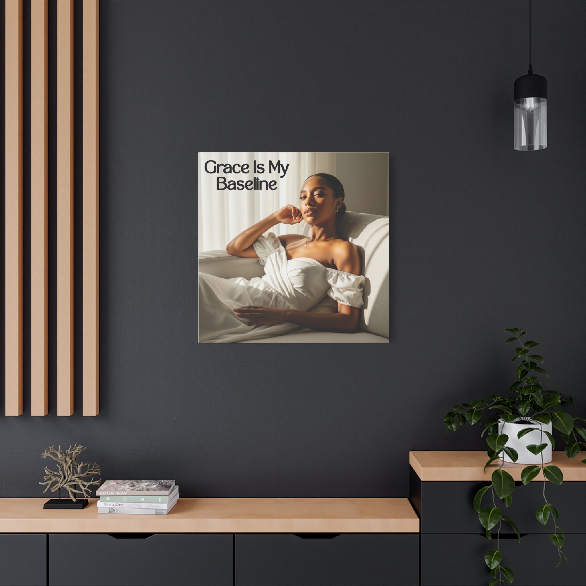 Grace Is My Baseline Wall