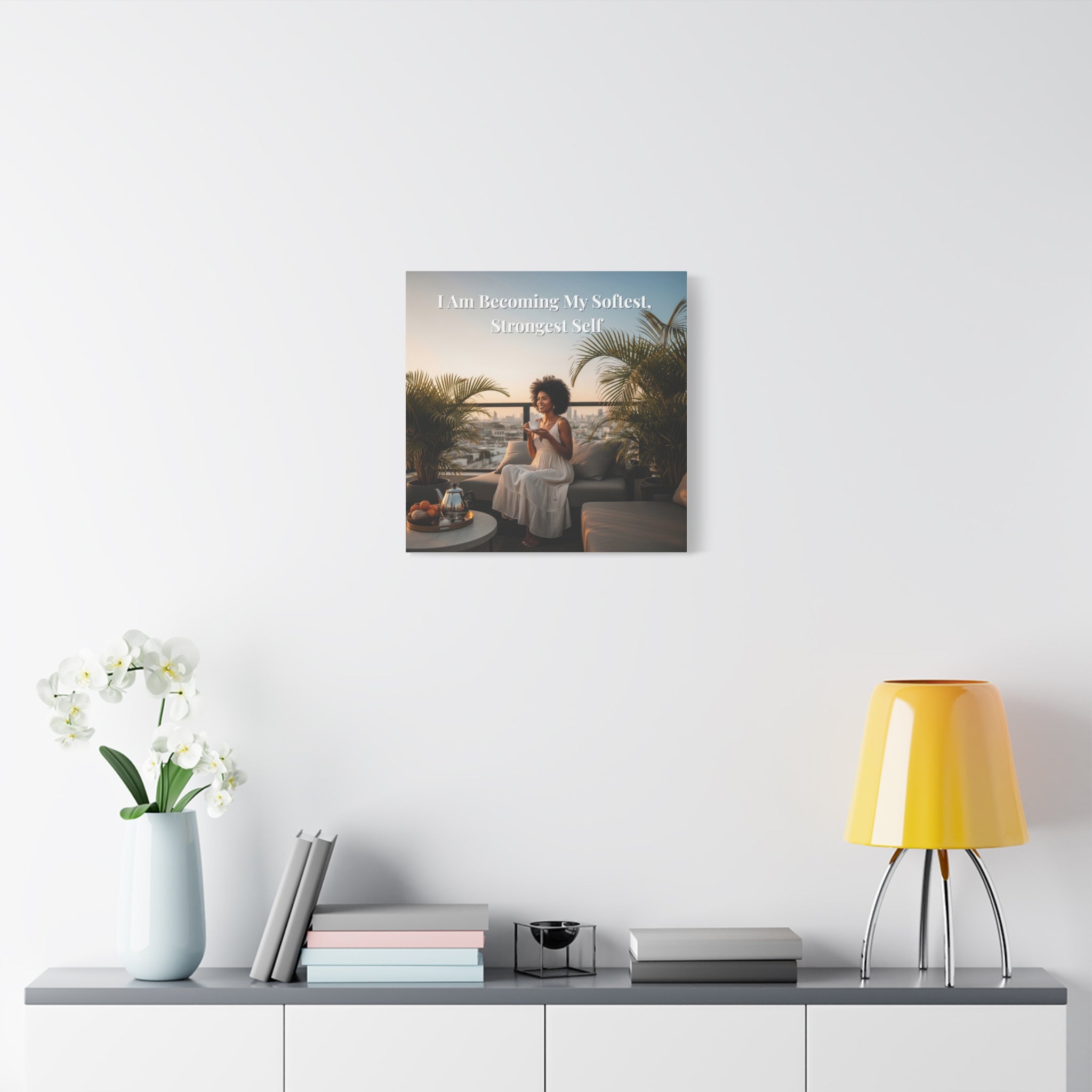 I Am Becoming My Softest, Strongest Self Wall Art