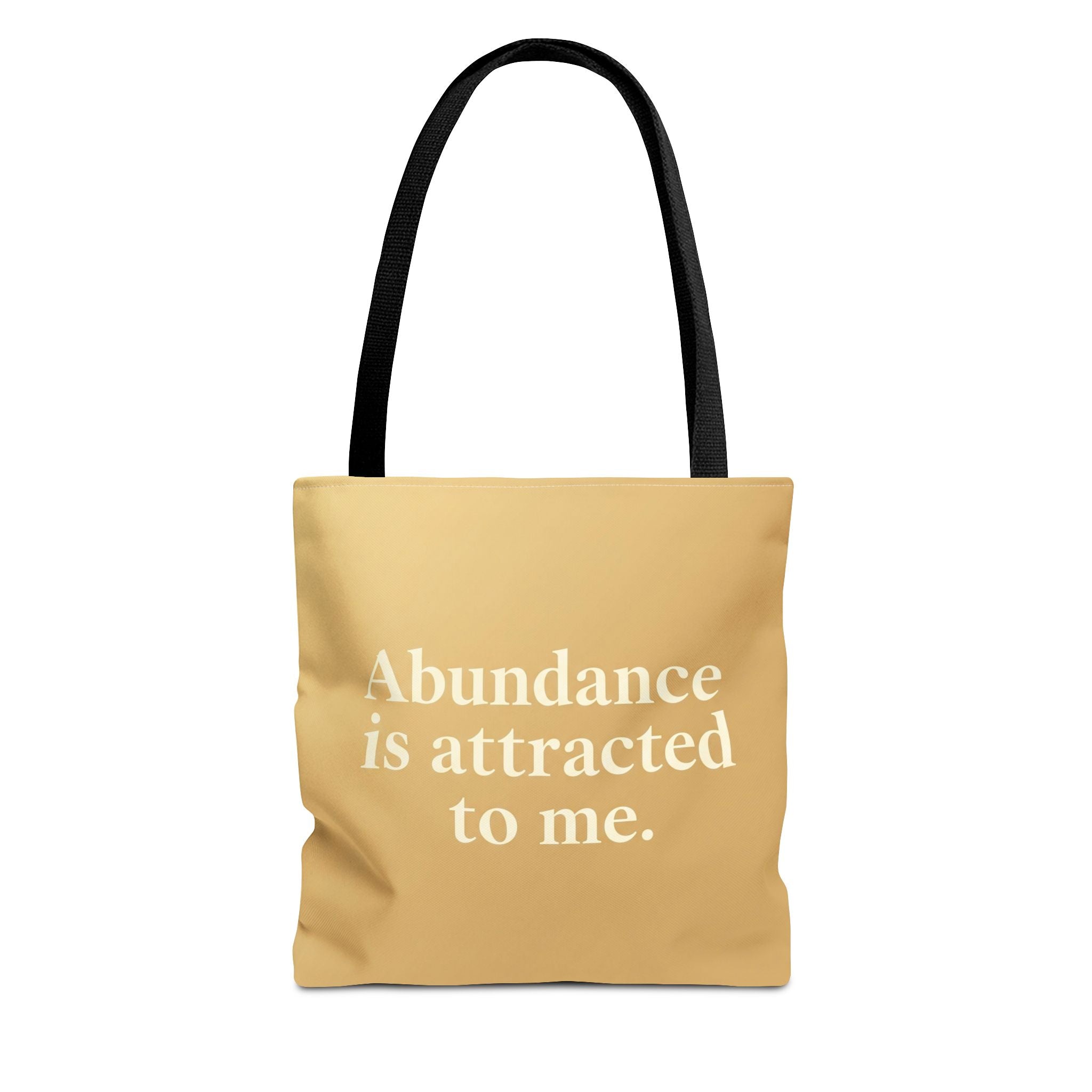 Abundance Is Attracted to Me Tote Bag for Black Women | The Soft Reign

