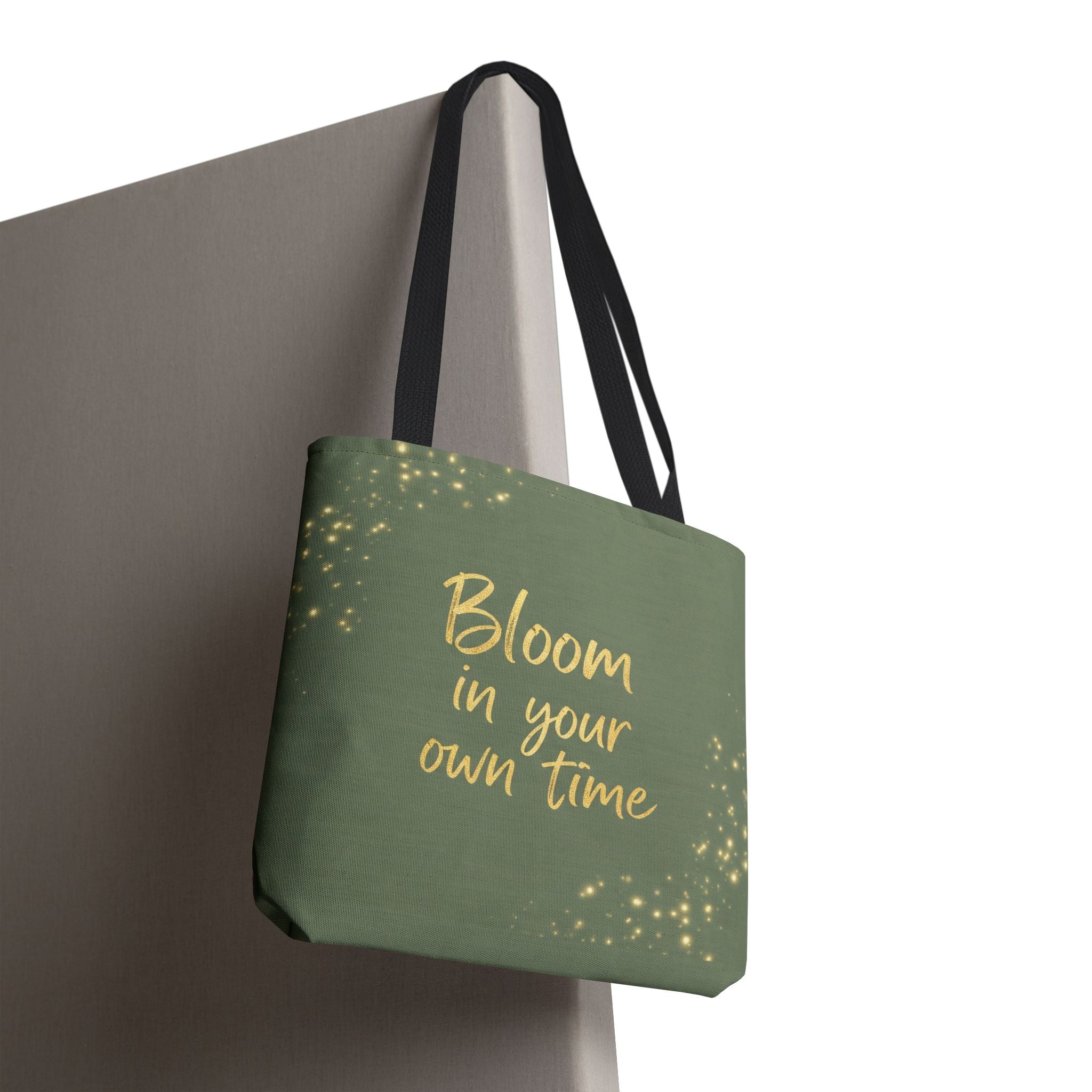 Bloom in Your Own Time – Affirmation Tote Bag