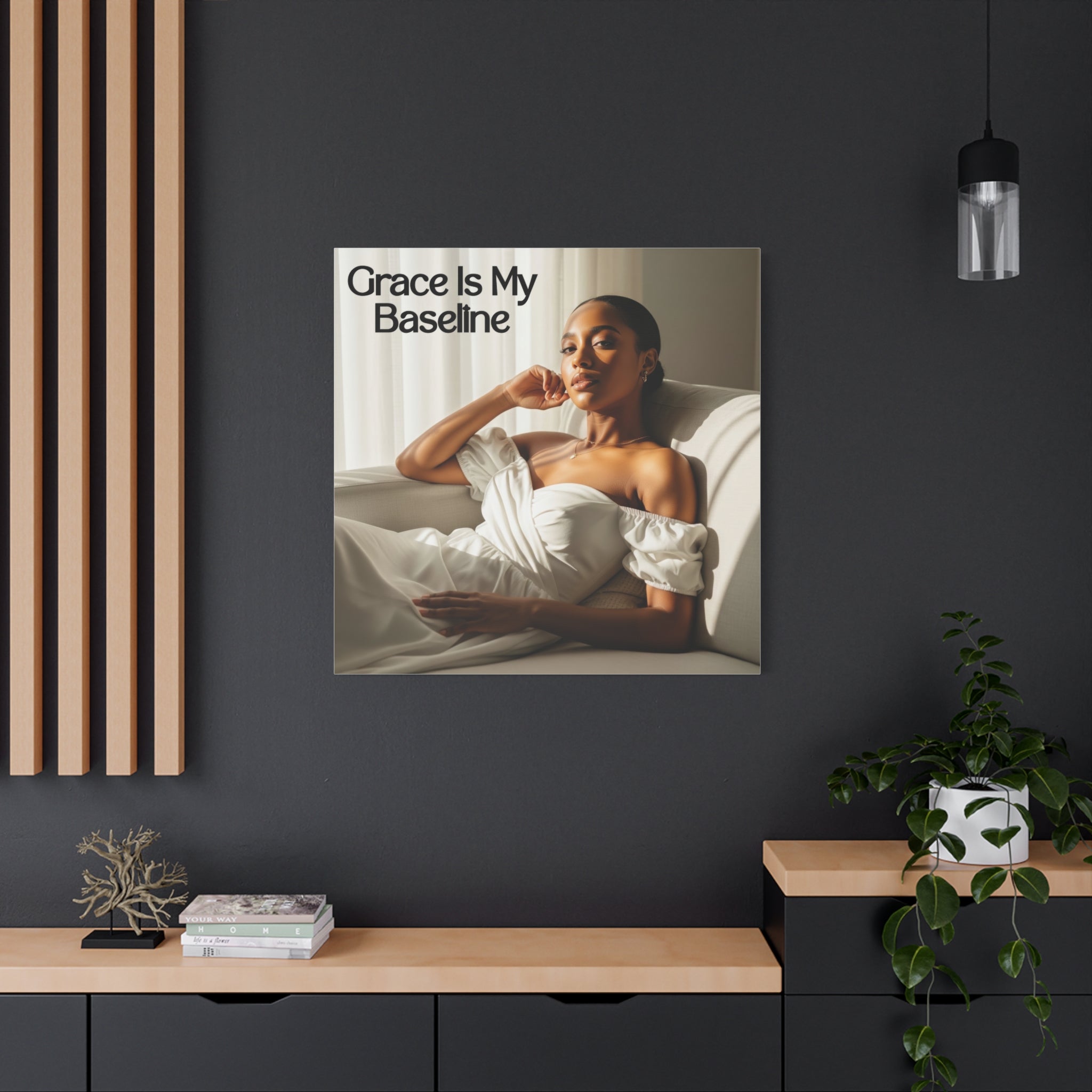 Grace Is My Baseline Wall