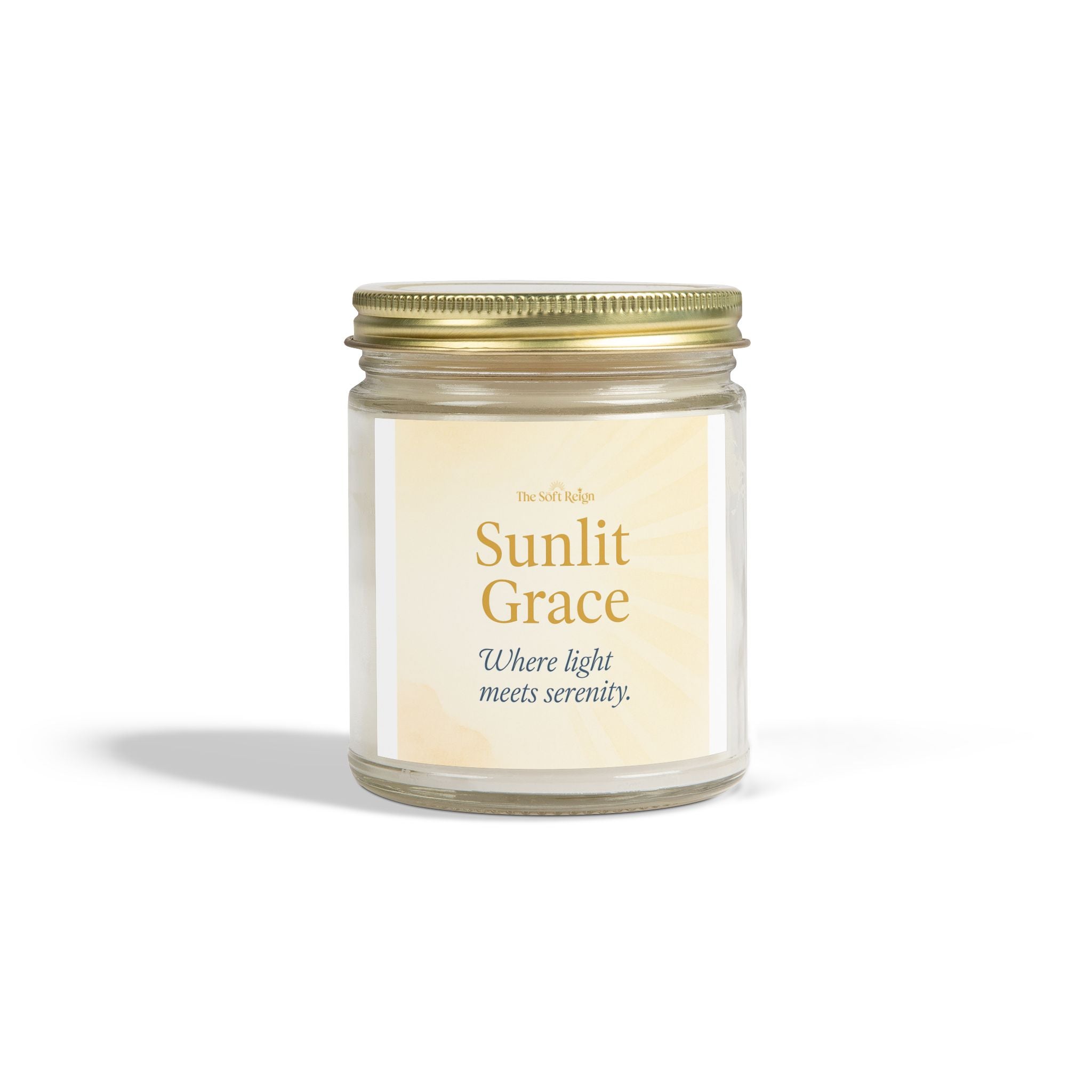 Sunlit Grace Mango Coconut Candle for Black Women | The Soft Reign

