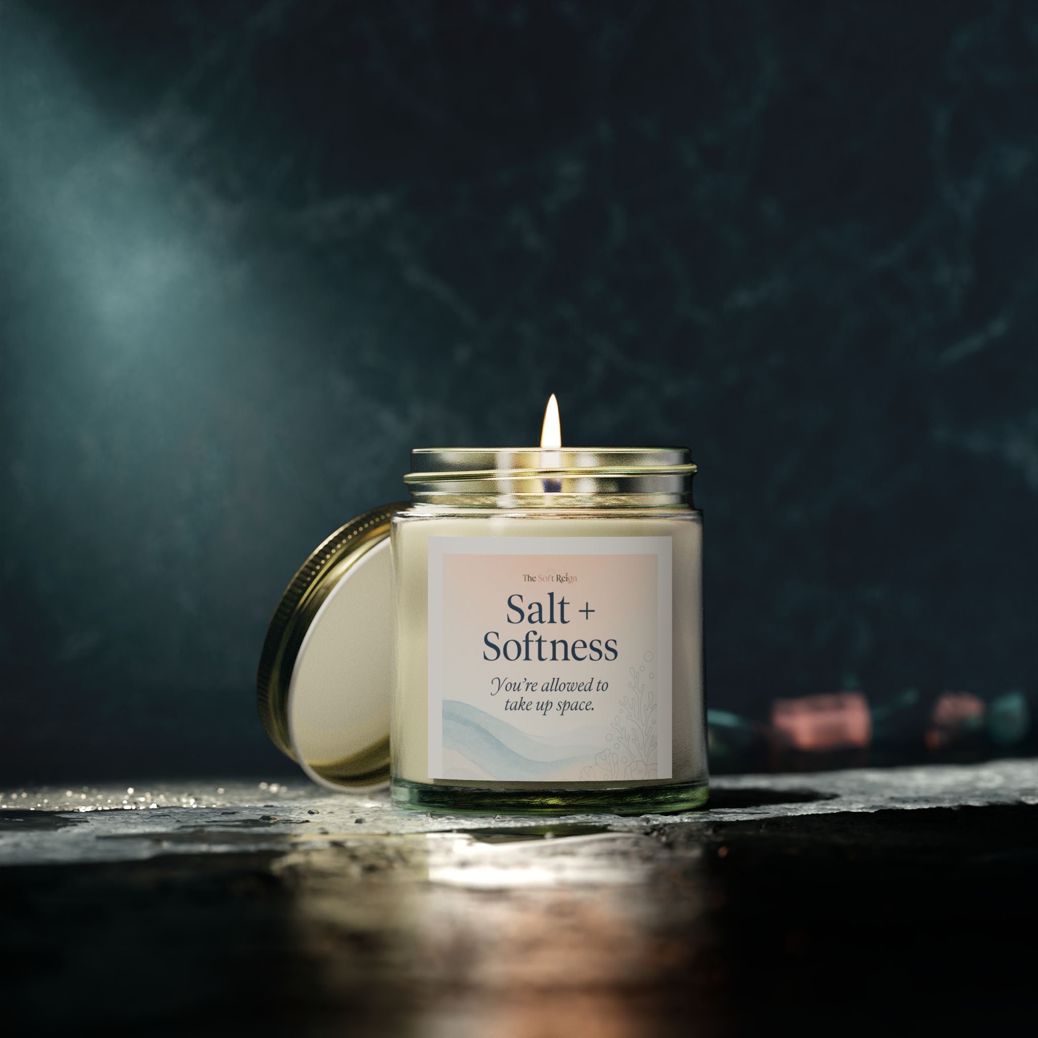 Salt + Softness Candle – Sea Salt & Orchid