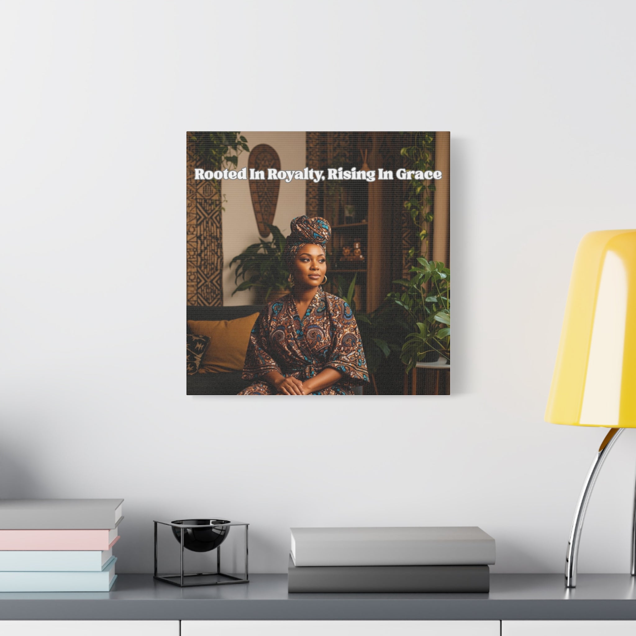 Rooted in Royalty Canvas Print – Empowerment Wall Art for Black Women …

