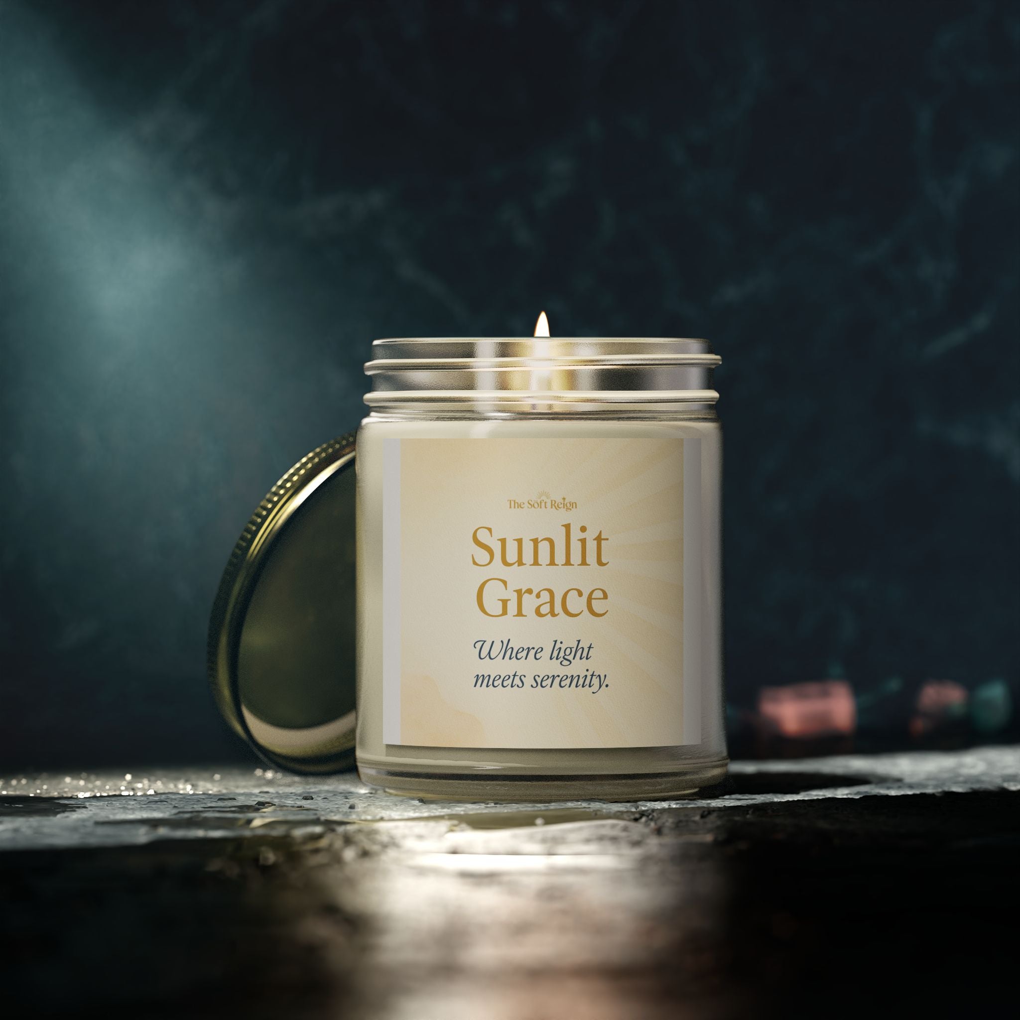 Sunlit Grace Candle – Mango Coconut