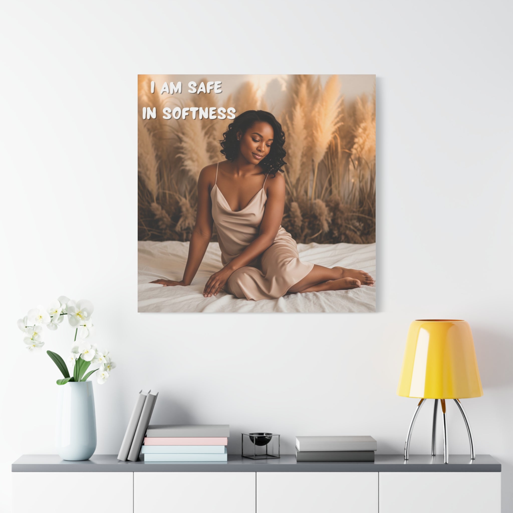 I Am Safe in Softness Wall Art