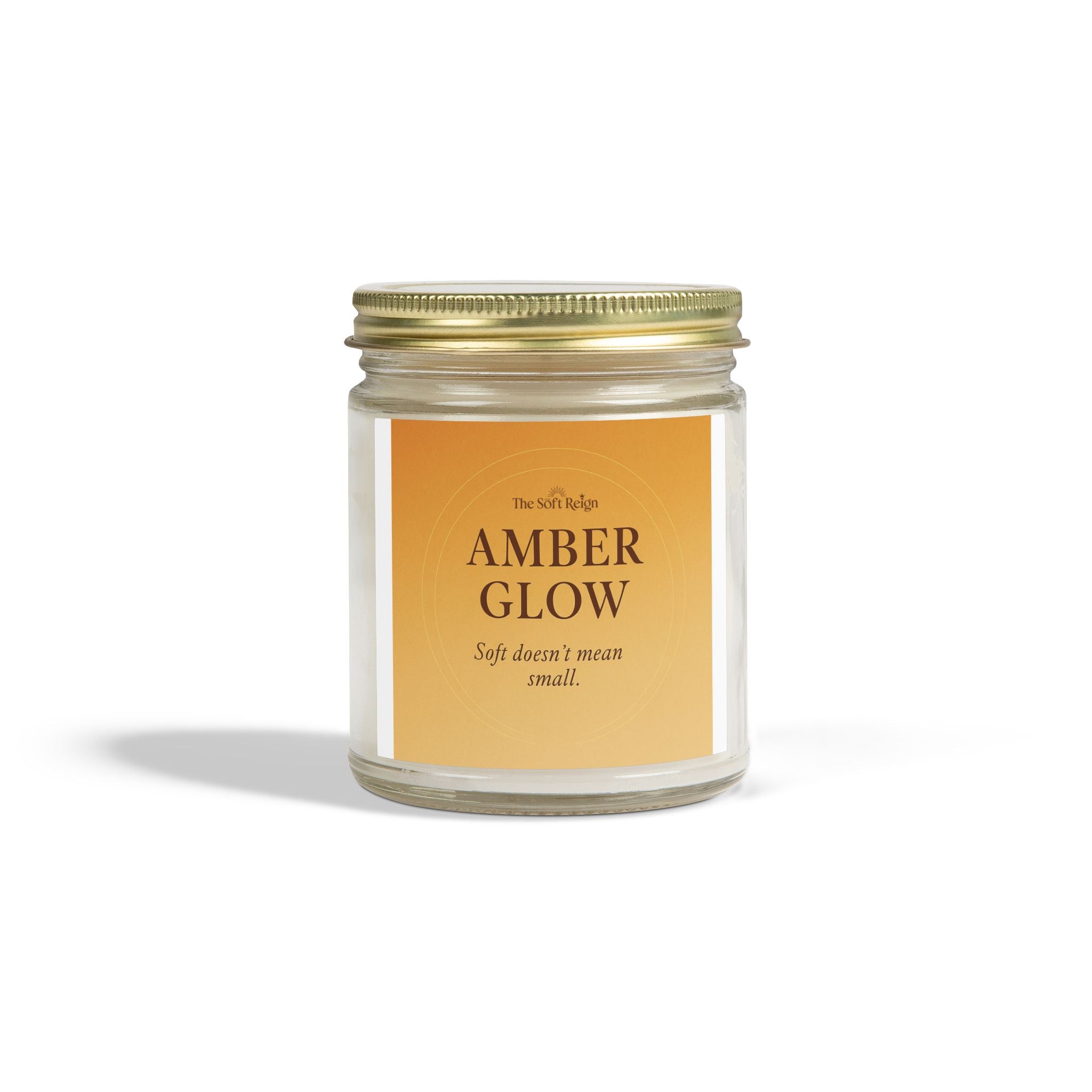 Amber Glow Cinnamon Chai Candle for Black Women | The Soft Reign

