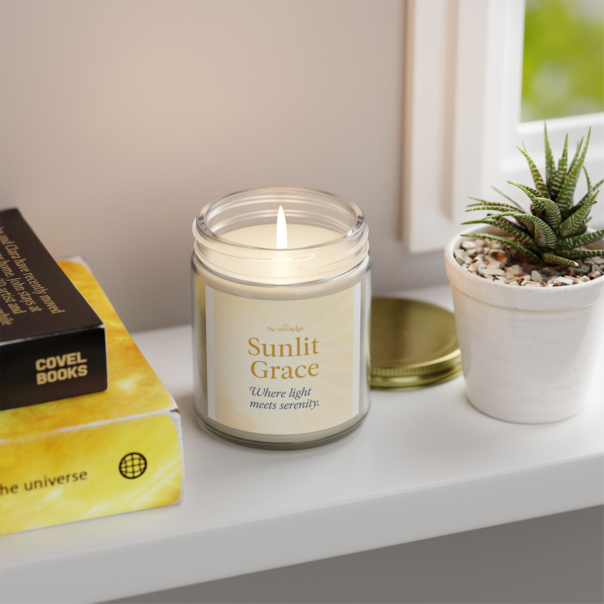 Sunlit Grace Candle – Mango Coconut