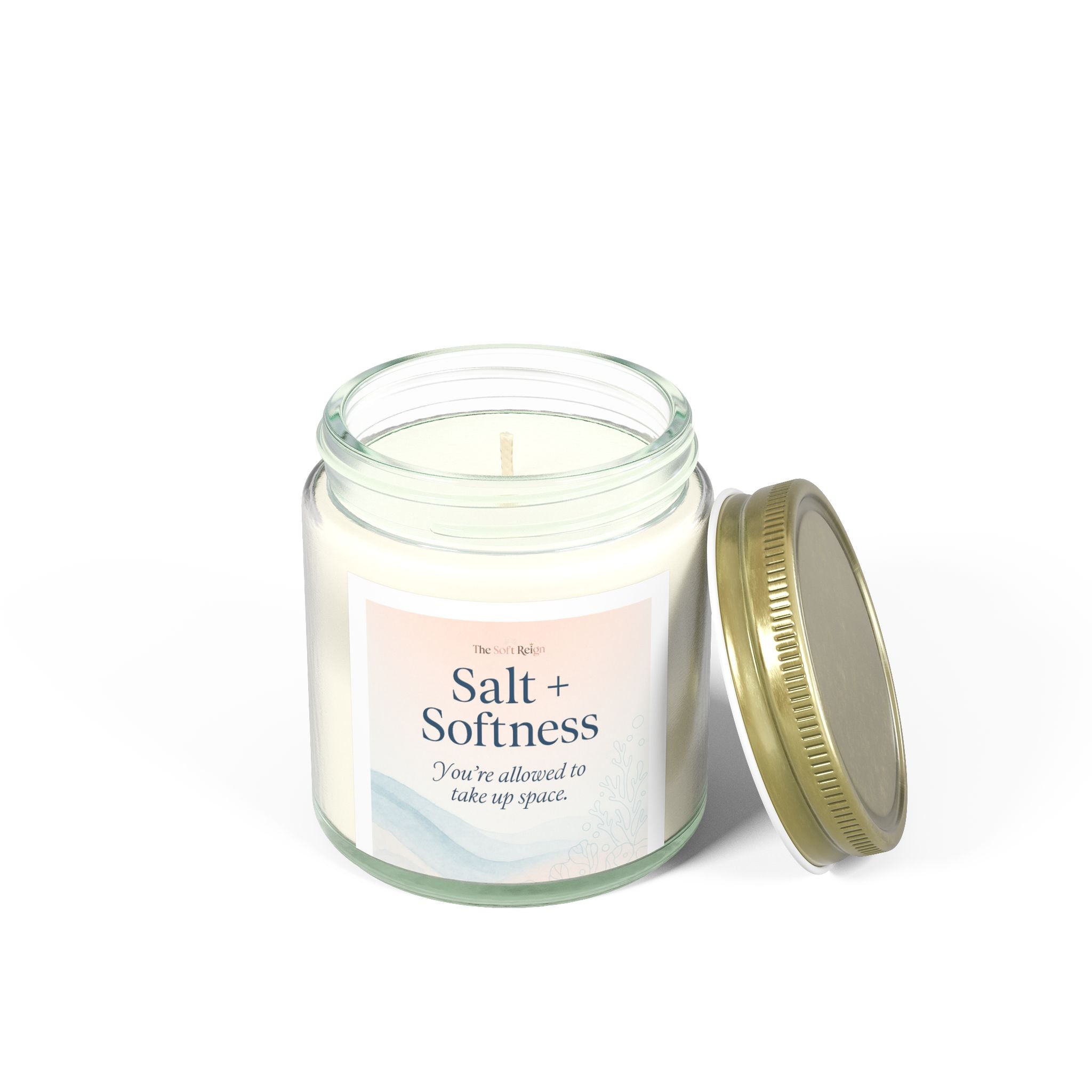 Salt + Softness Sea Salt & Orchid Candle for Black Women | The Soft Re…

