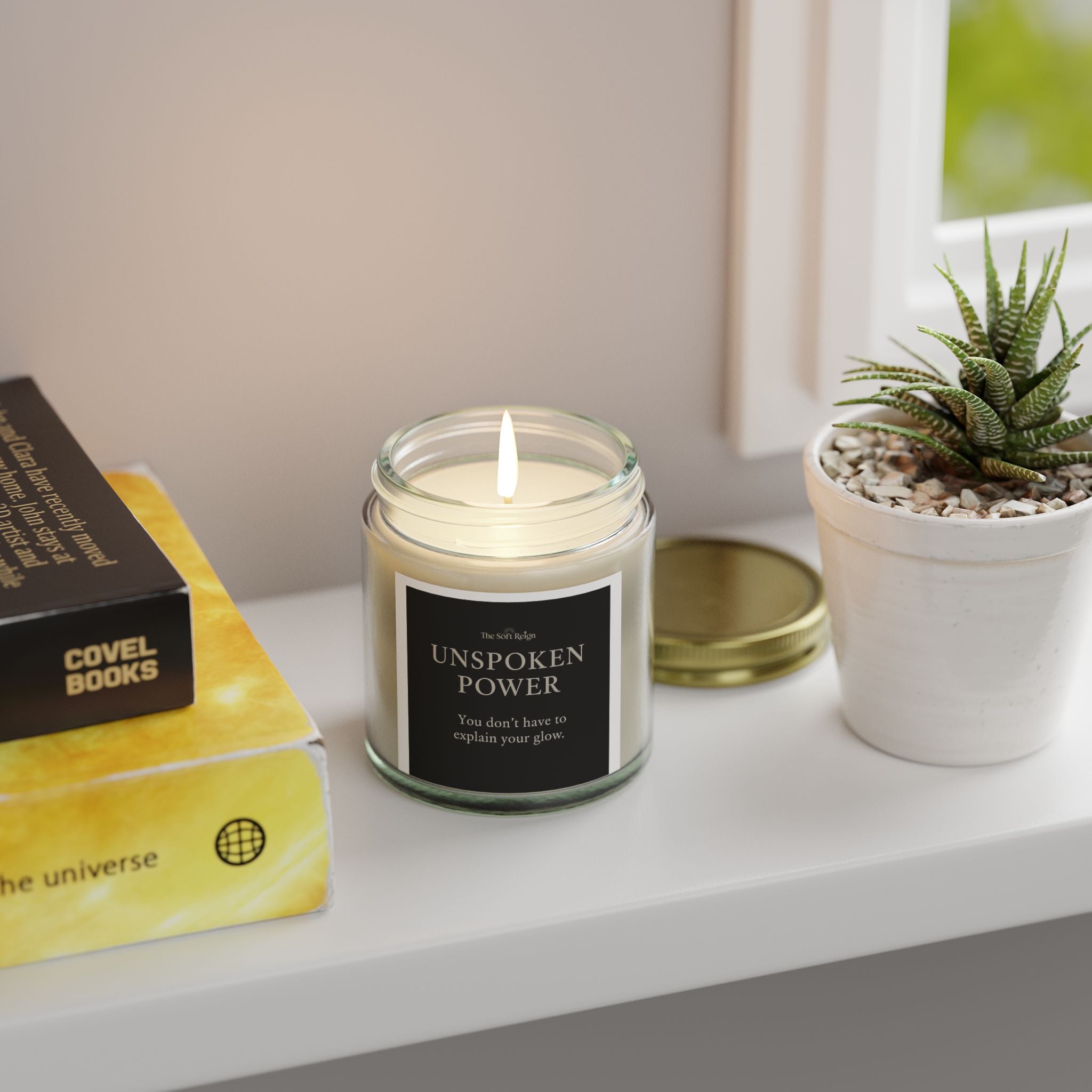 Unspoken Power Unscented Candle for Black Women | The Soft Reign


