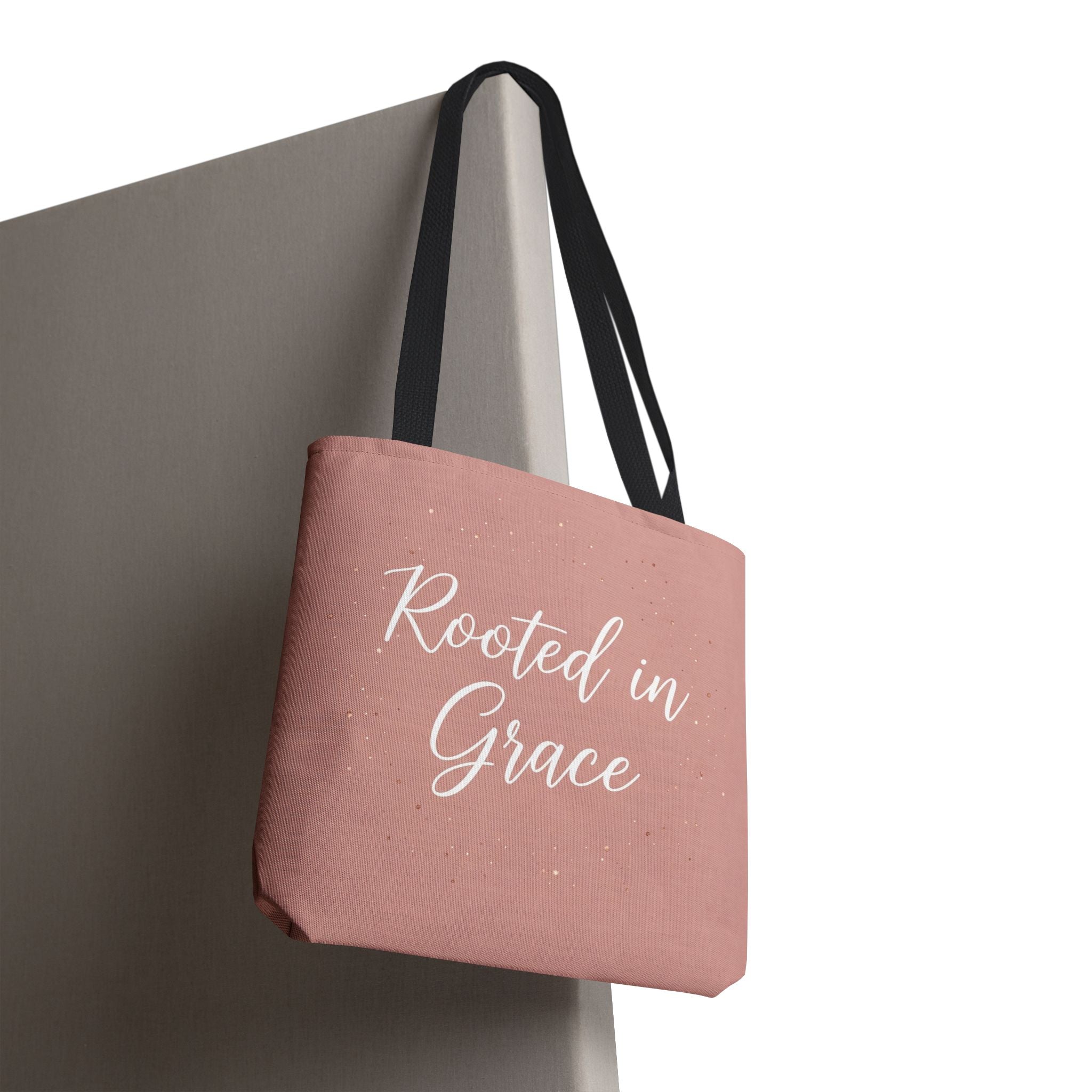 Rooted in Grace Tote Bag for Black Women | The Soft Reign