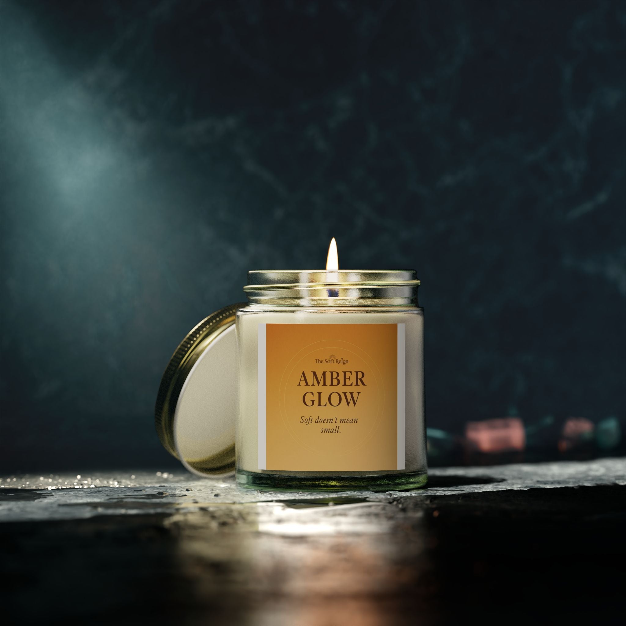 Amber Glow Candle – Cinnamon Chai