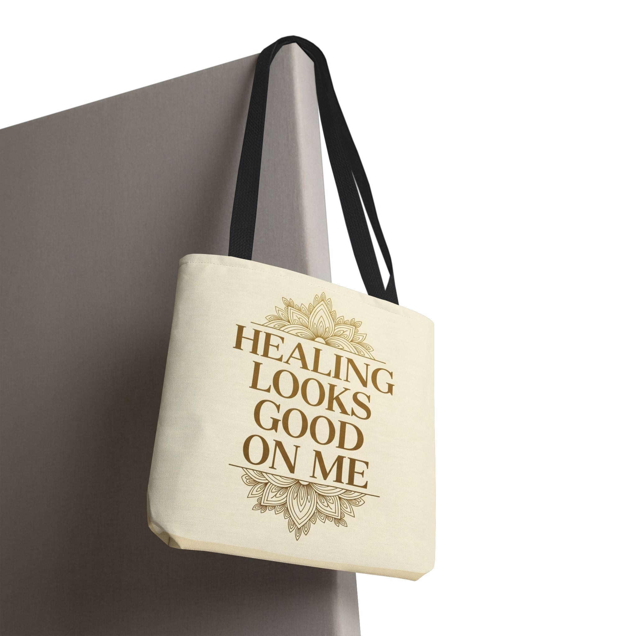 Healing Looks Good on Me Tote Bag for Black Women | The Soft Reign