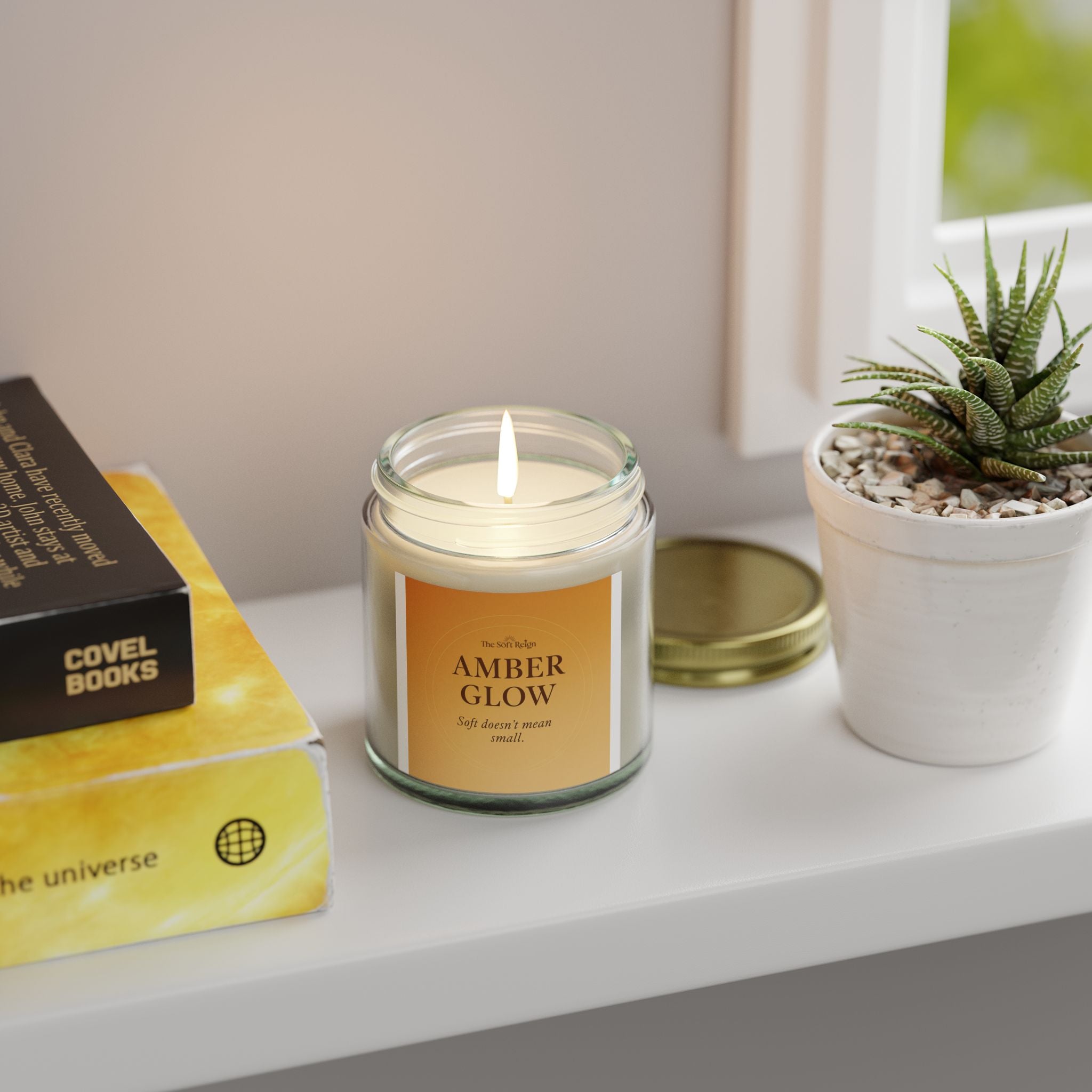 Amber Glow Candle – Cinnamon Chai