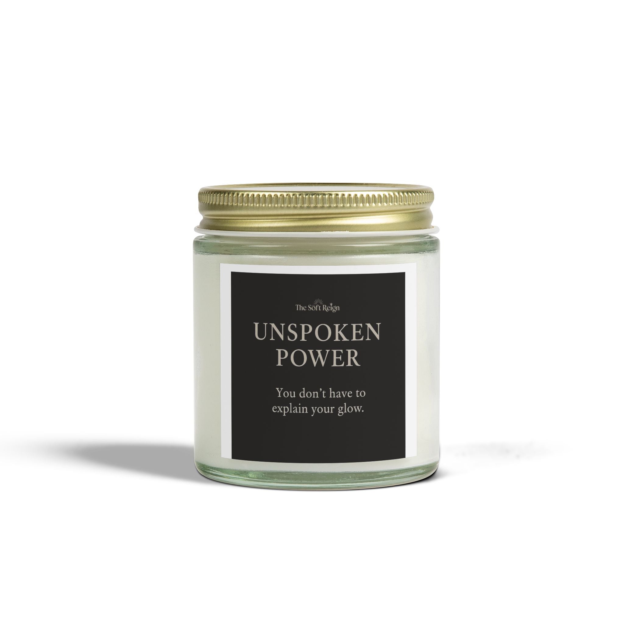 Unspoken Power Unscented Candle for Black Women | The Soft Reign

