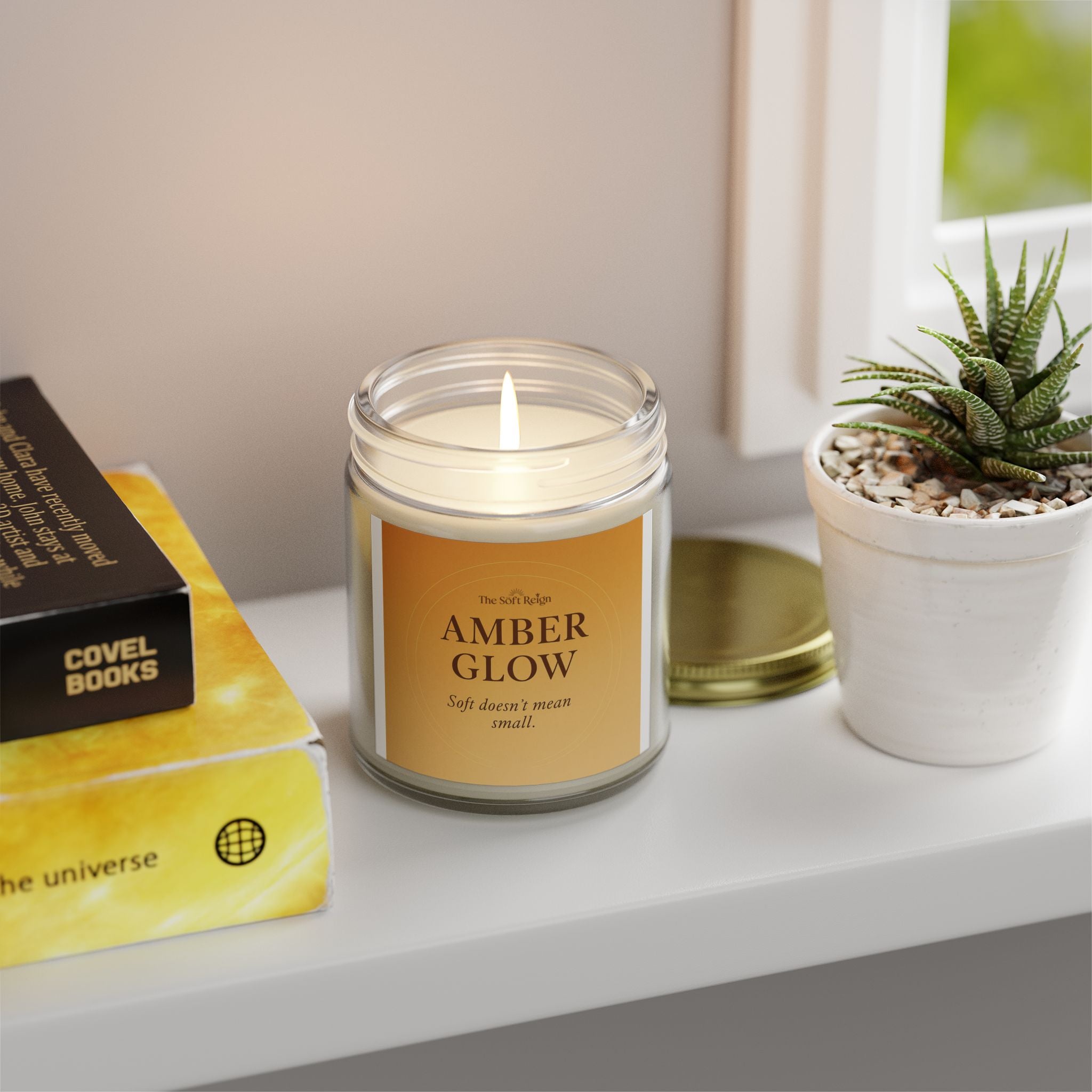 Amber Glow Candle – Cinnamon Chai