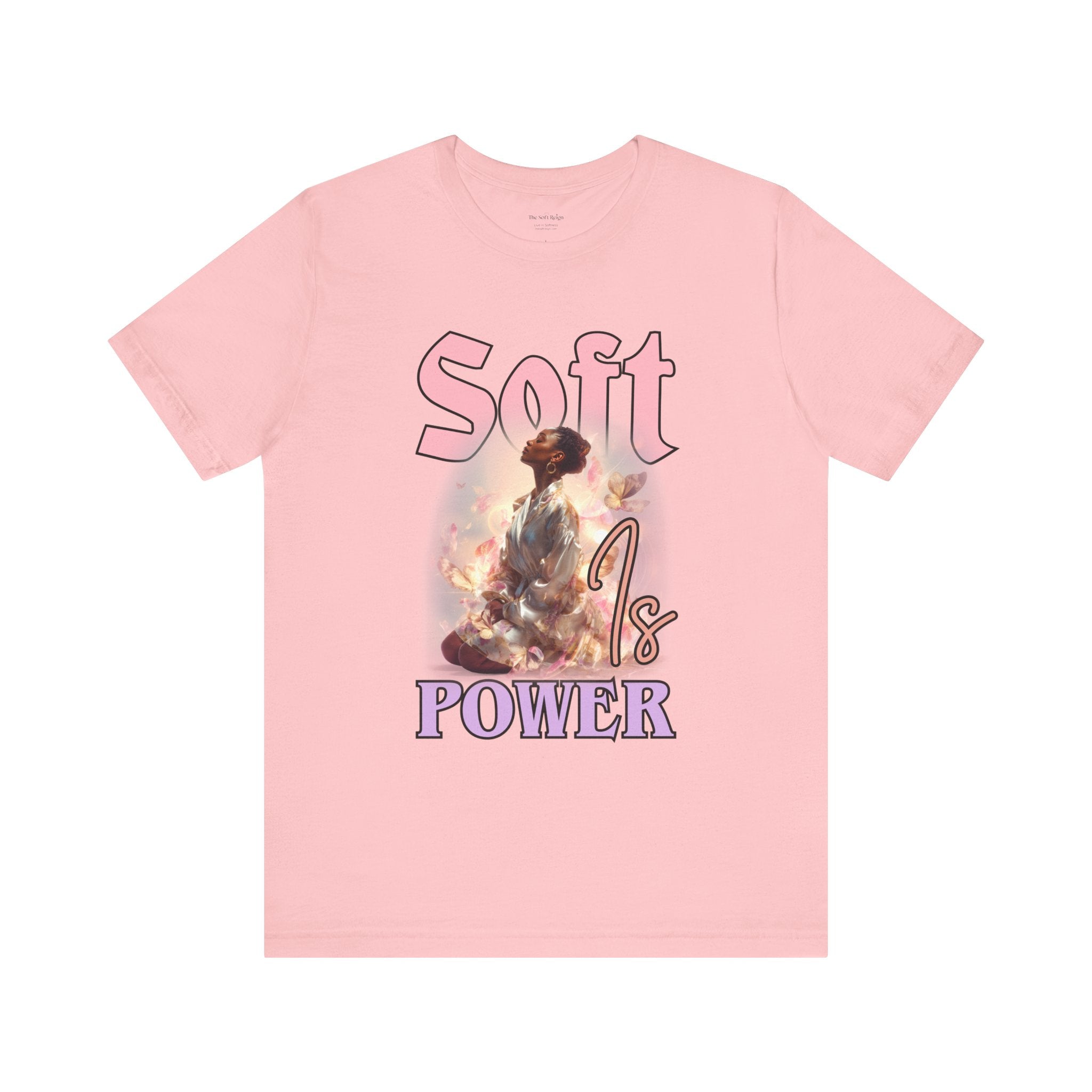 Soft Is Power Graphic T-Shirt for Black Women | The Soft Reign