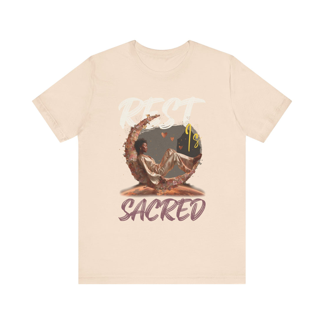 Rest Is Sacred Graphic T-Shirt – Relaxed Fit & Women’s Fit