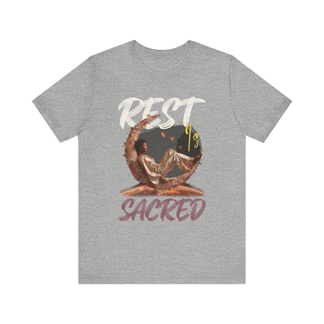 Rest Is Sacred Graphic T-Shirt – Relaxed Fit & Women’s Fit