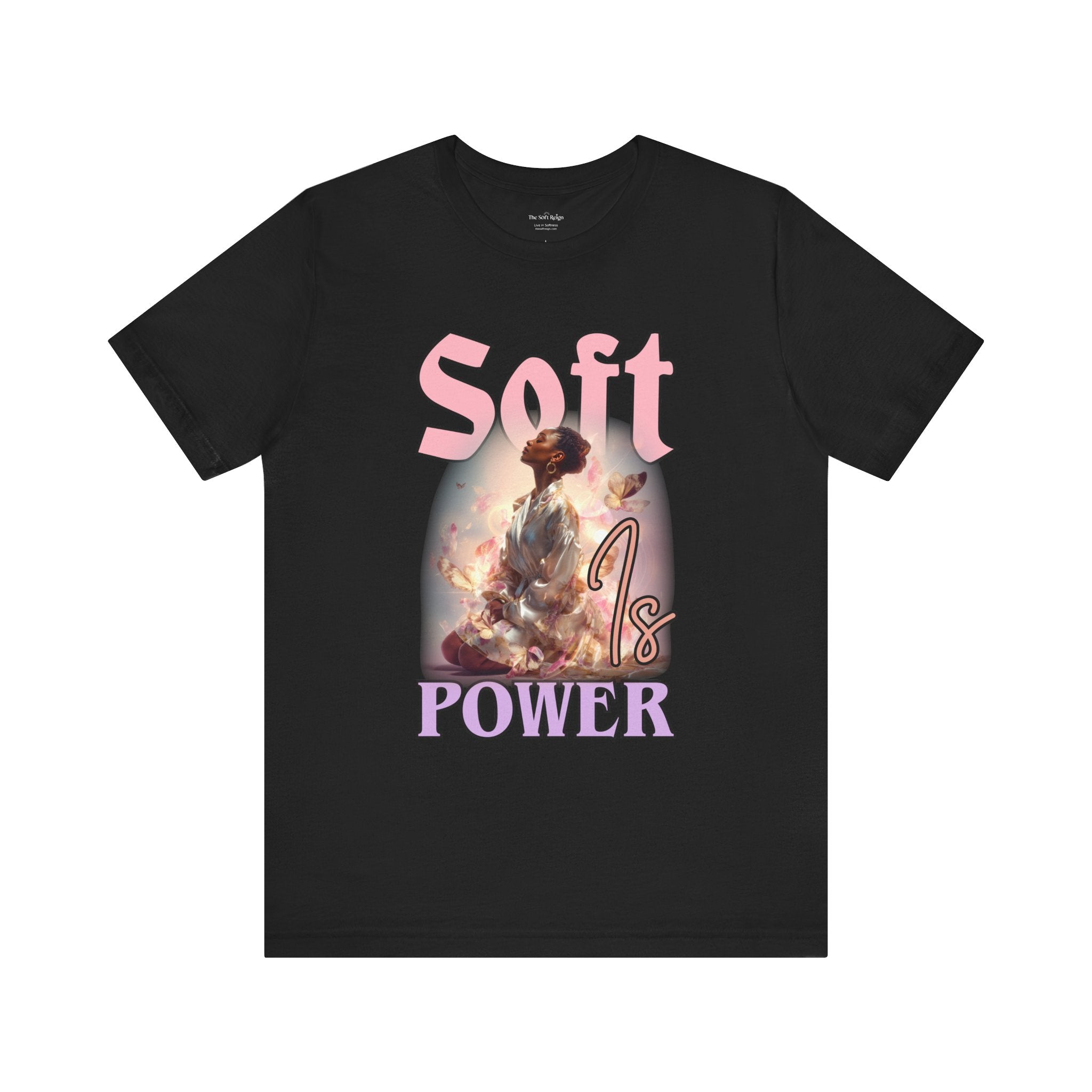 Soft Is Power Graphic T-Shirt for Black Women | The Soft Reign