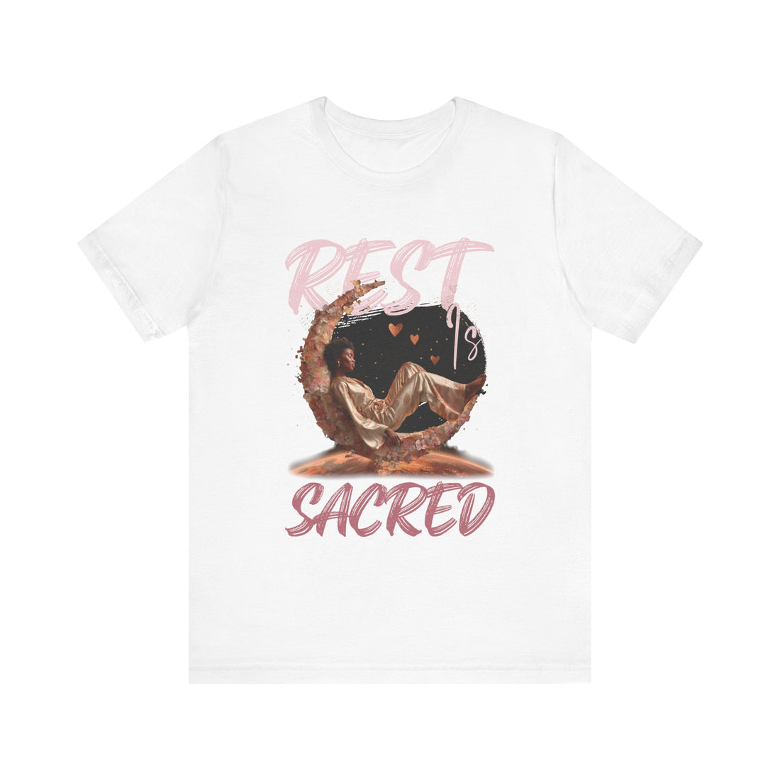 Rest Is Sacred Graphic T-Shirt – Relaxed Fit & Women’s Fit