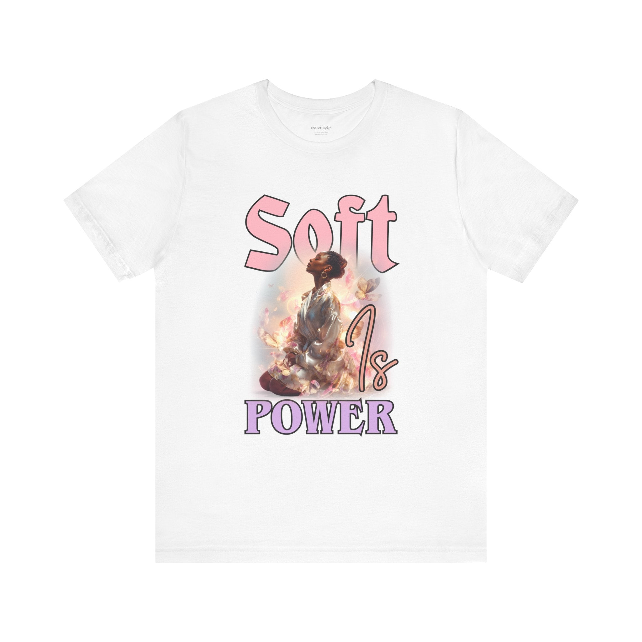 Soft Is Power Graphic T-Shirt for Black Women | The Soft Reign