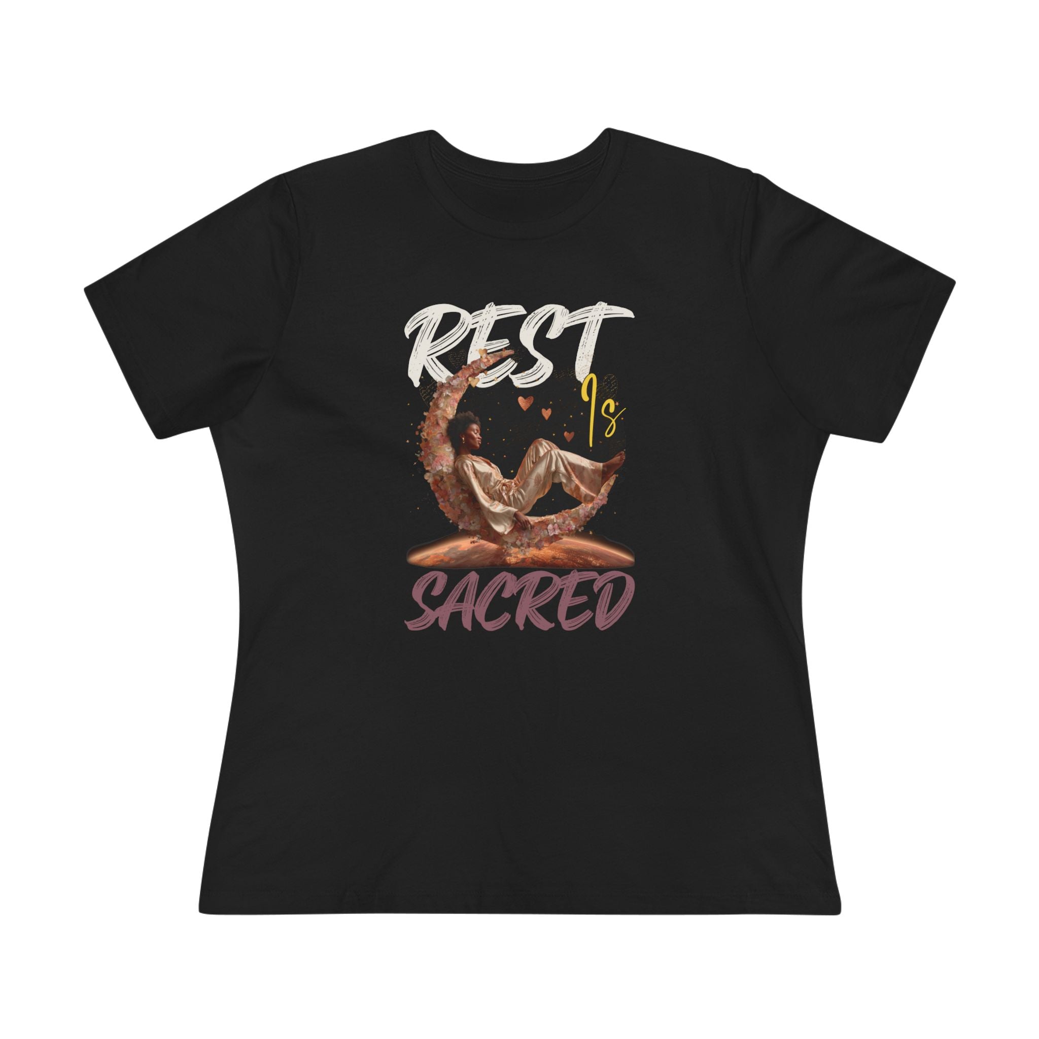Rest Is Sacred Graphic T-Shirt – Relaxed Fit & Women’s Fit