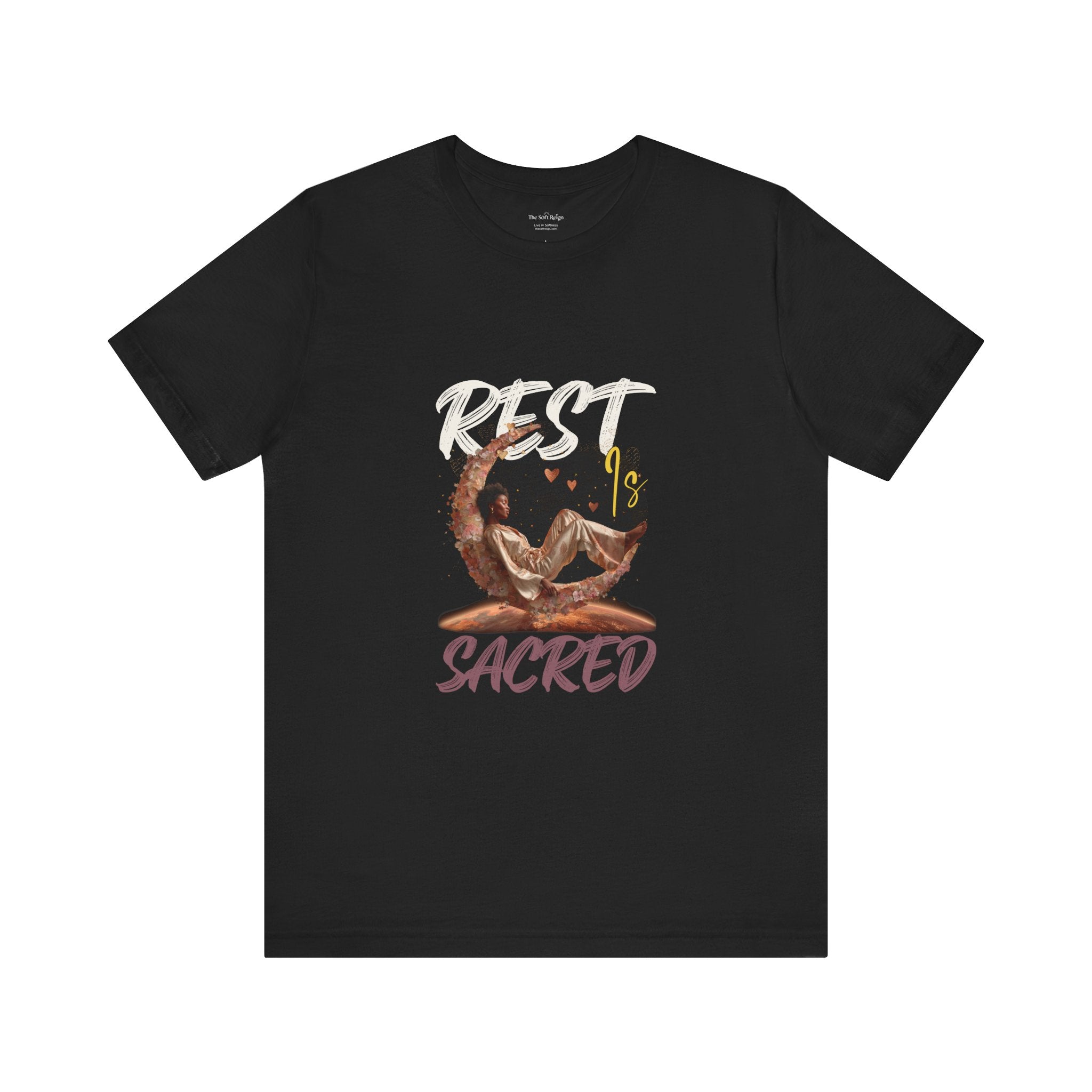 Rest Is Sacred Graphic T-Shirt – Relaxed Fit & Women’s Fit