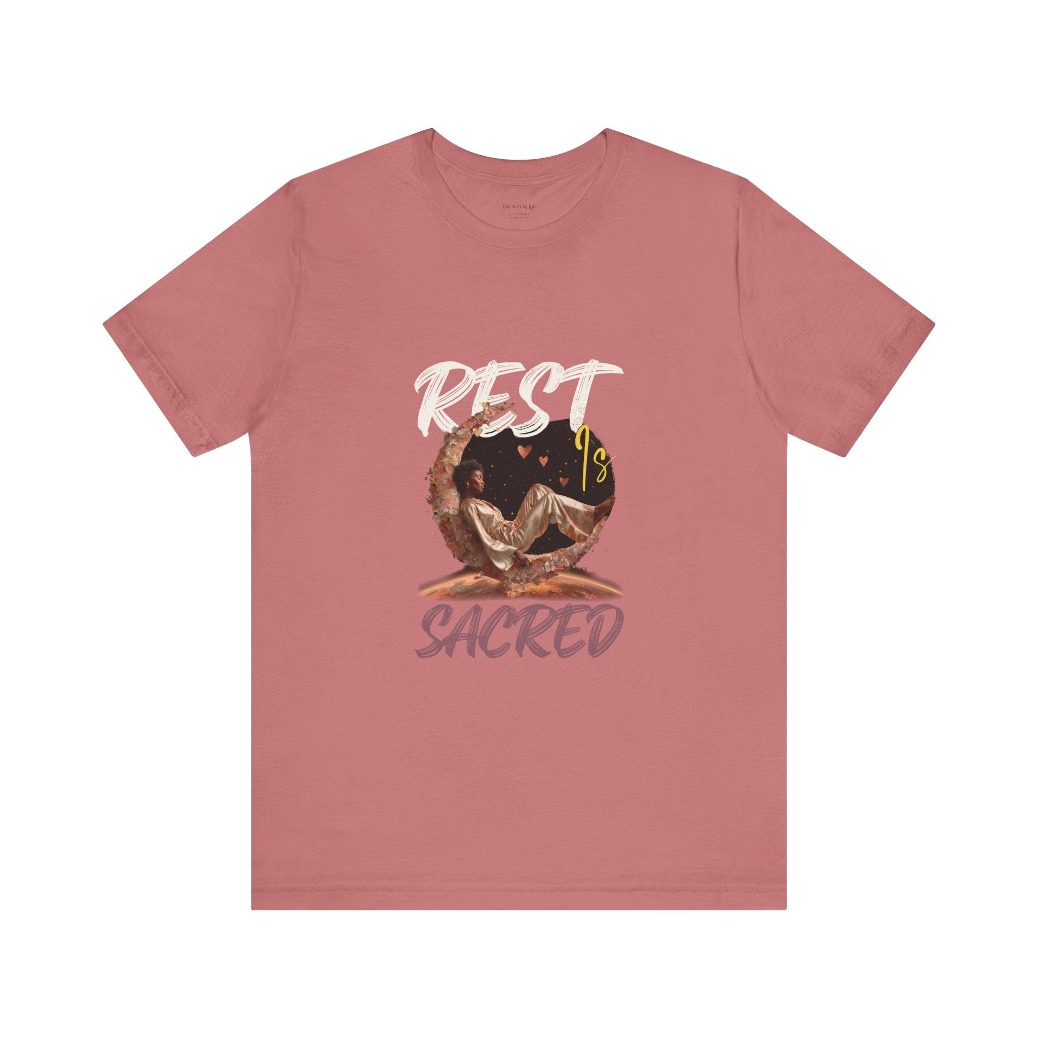 Rest Is Sacred Graphic T-Shirt – Relaxed Fit & Women’s Fit