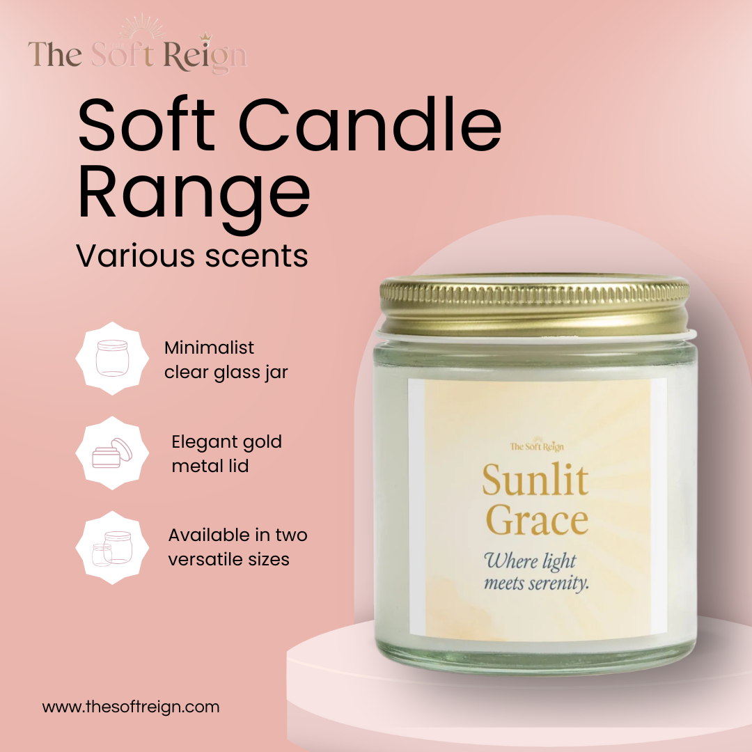 Sunlit Grace Candle – Mango Coconut
